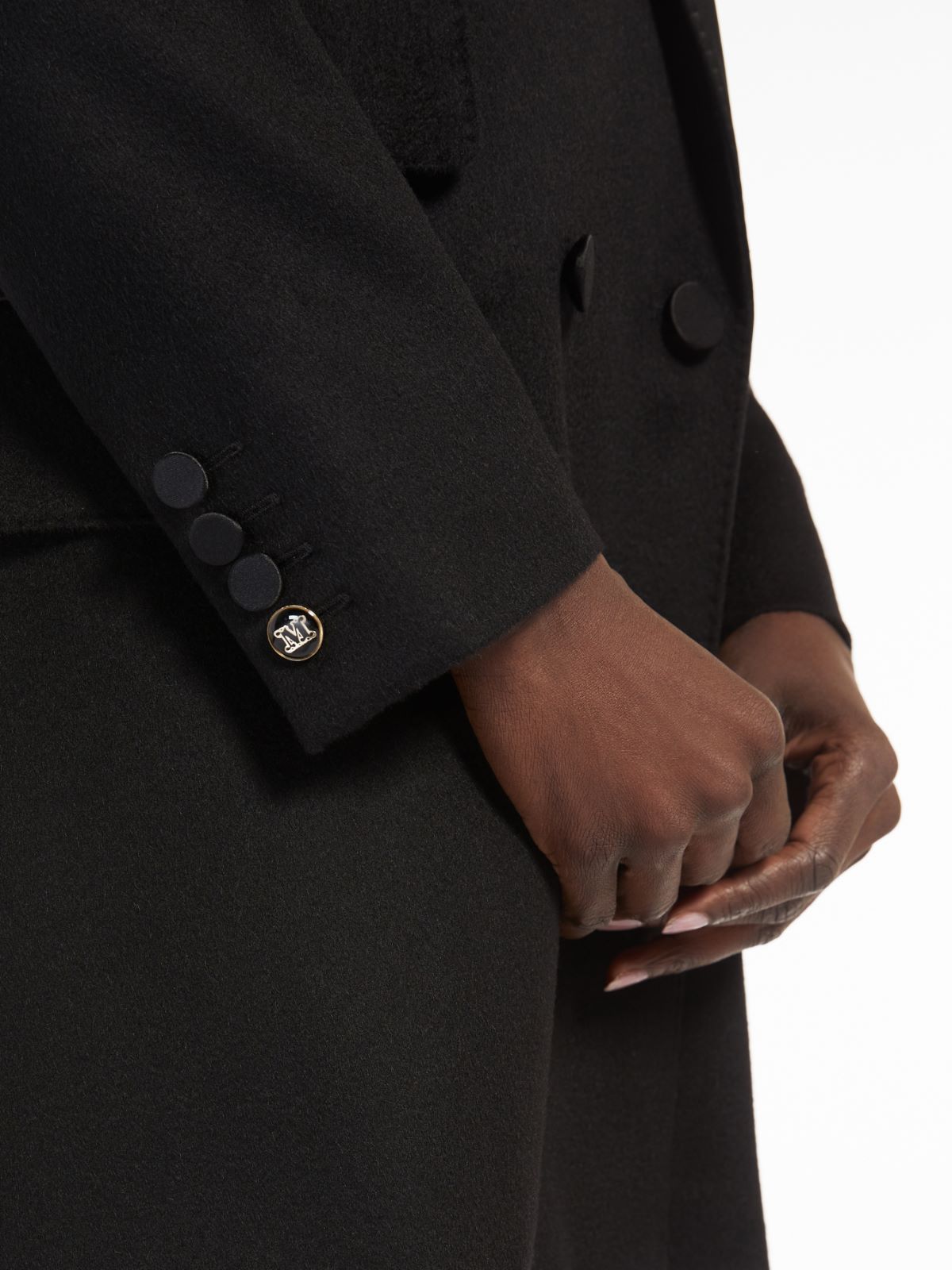 Jacke aus reinem Kamelhaar - SCHWARZ - Max Mara - 5