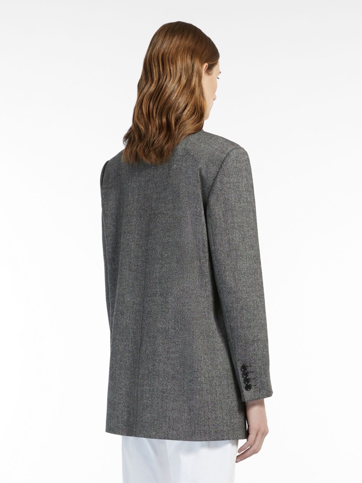Wool and cashmere blazer - BLACK - Max Mara - 3