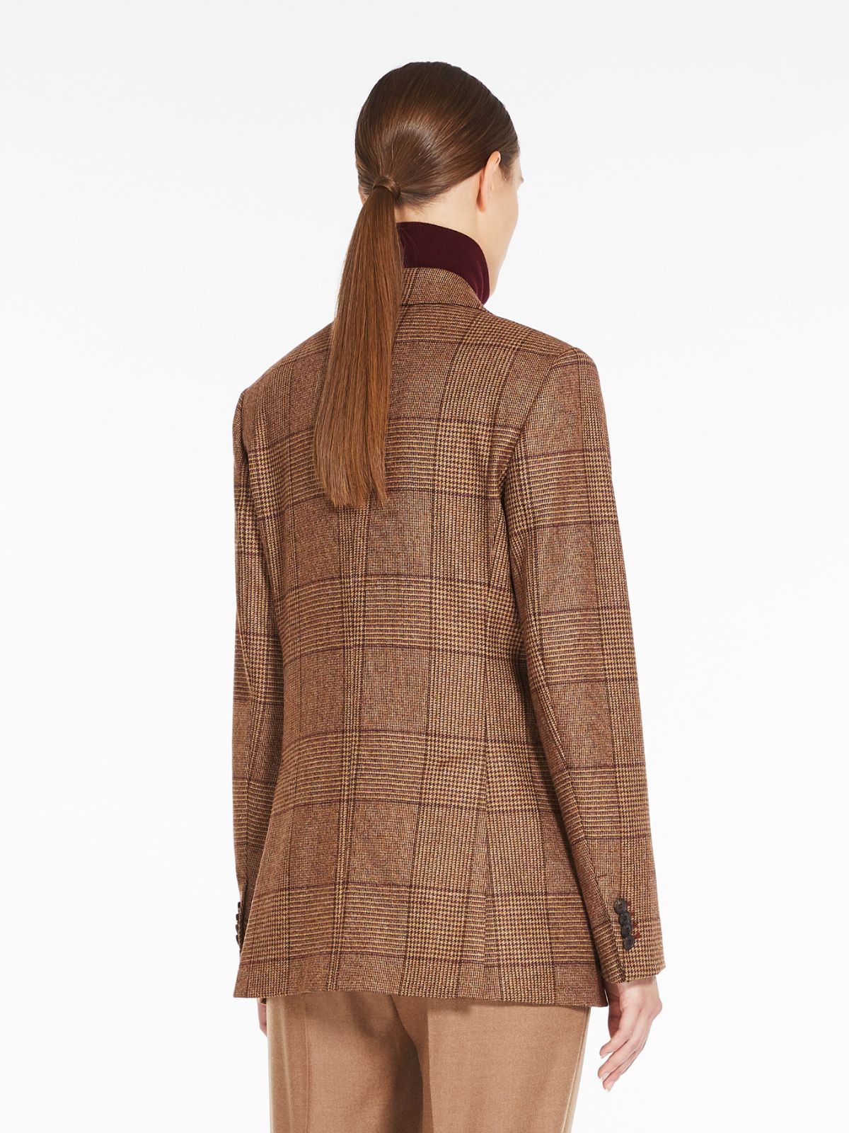Cashmere and wool blazer - HAZELNUT BROWN - Max Mara - 3
