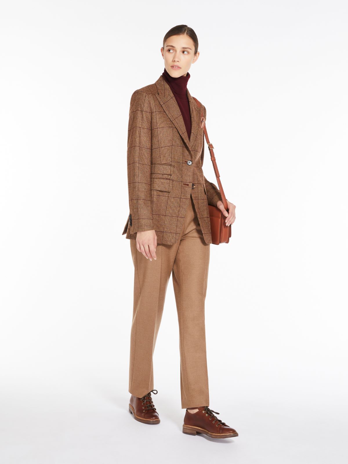 Cashmere and wool blazer - HAZELNUT BROWN - Max Mara
