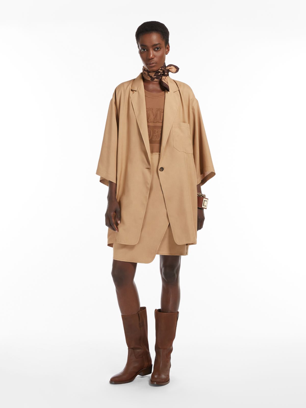Silk skirt - CAMEL - Max Mara