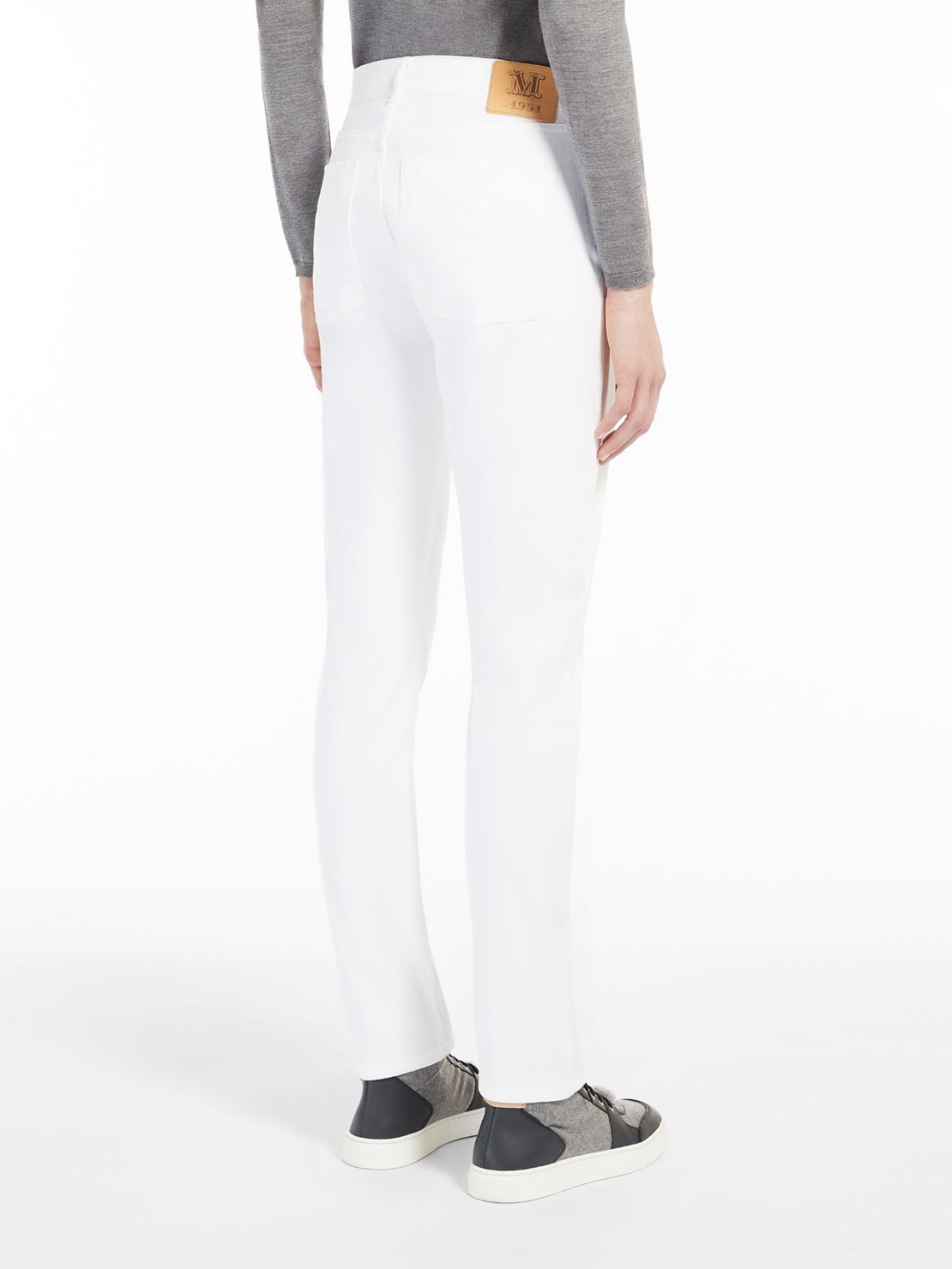 Stretch cotton boyfriend jeans - SILK - Max Mara - 3