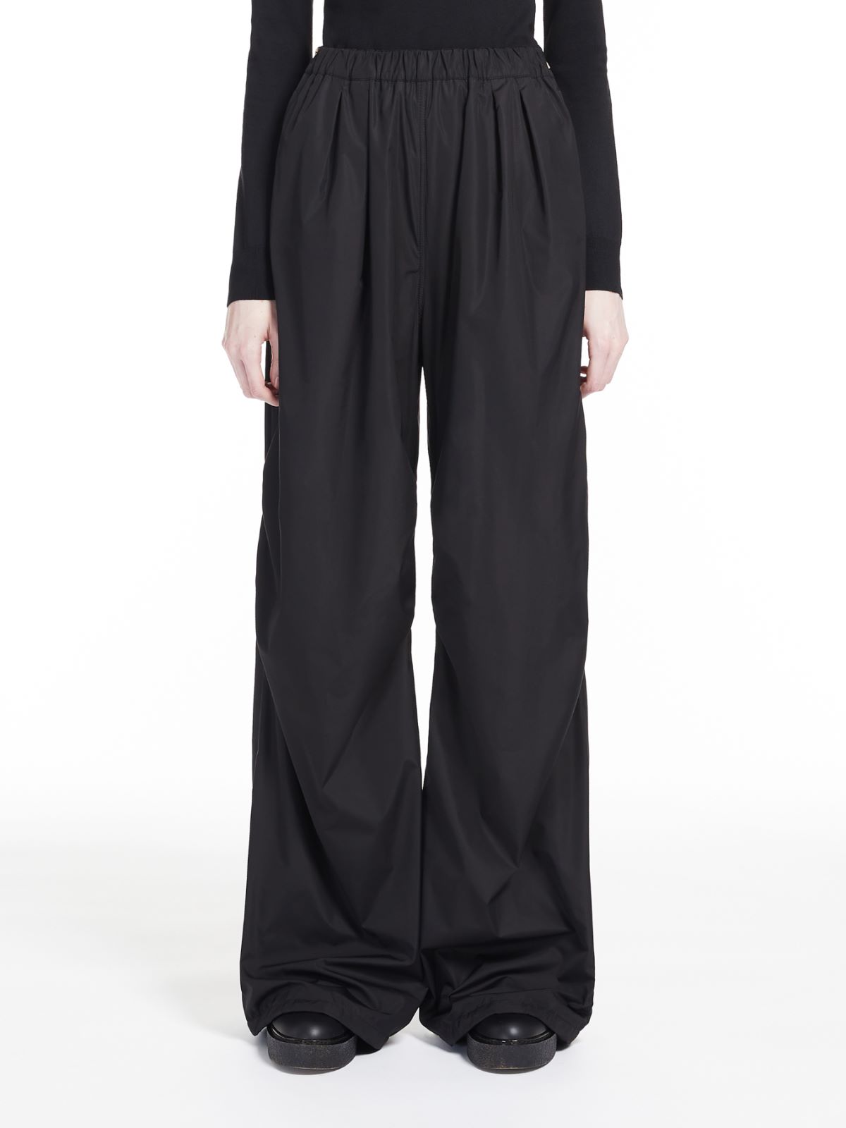 Technical nylon trousers - BLACK - Max Mara - 2
