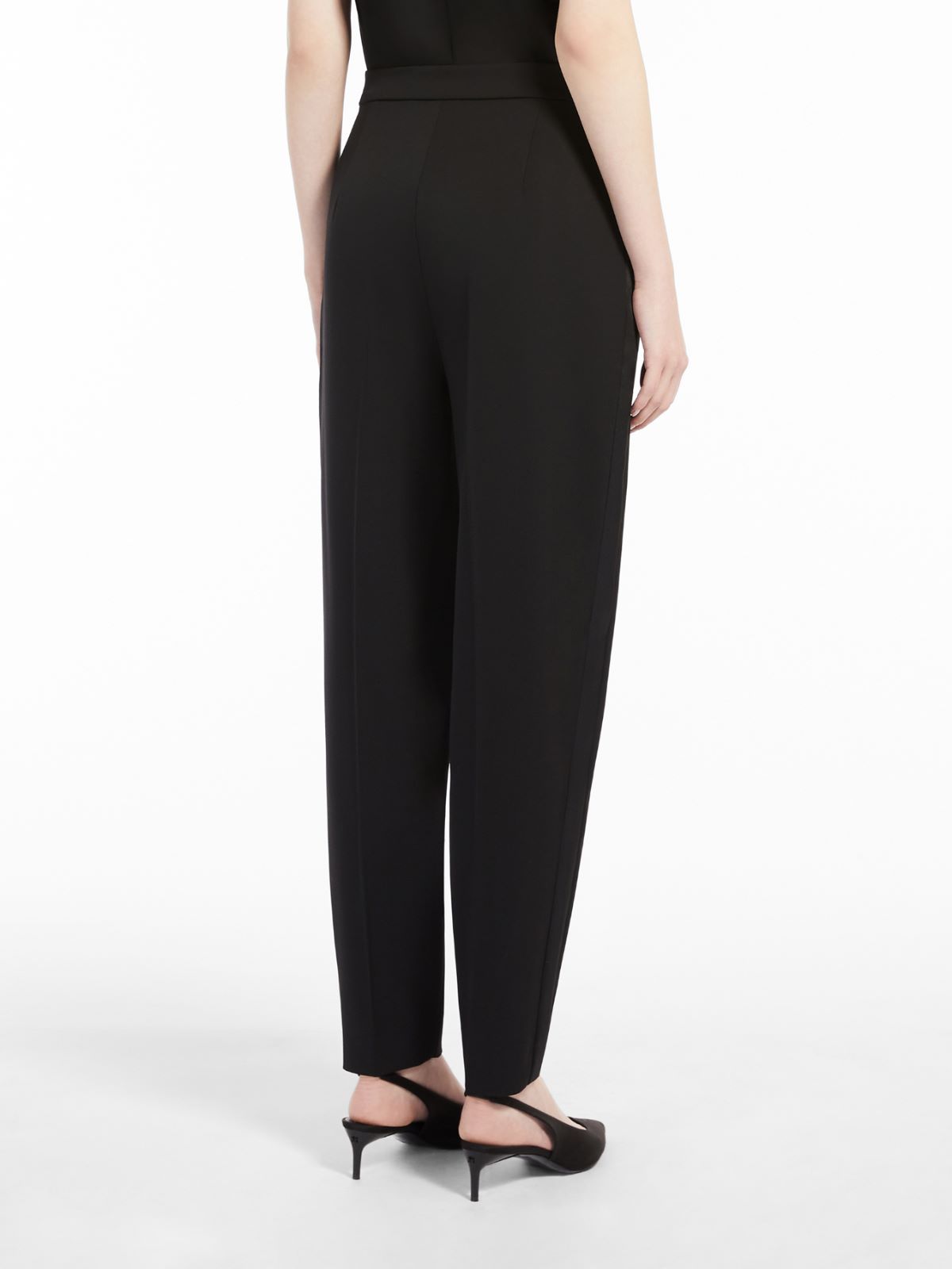 Granite-wool trousers - BLACK - Max Mara - 3