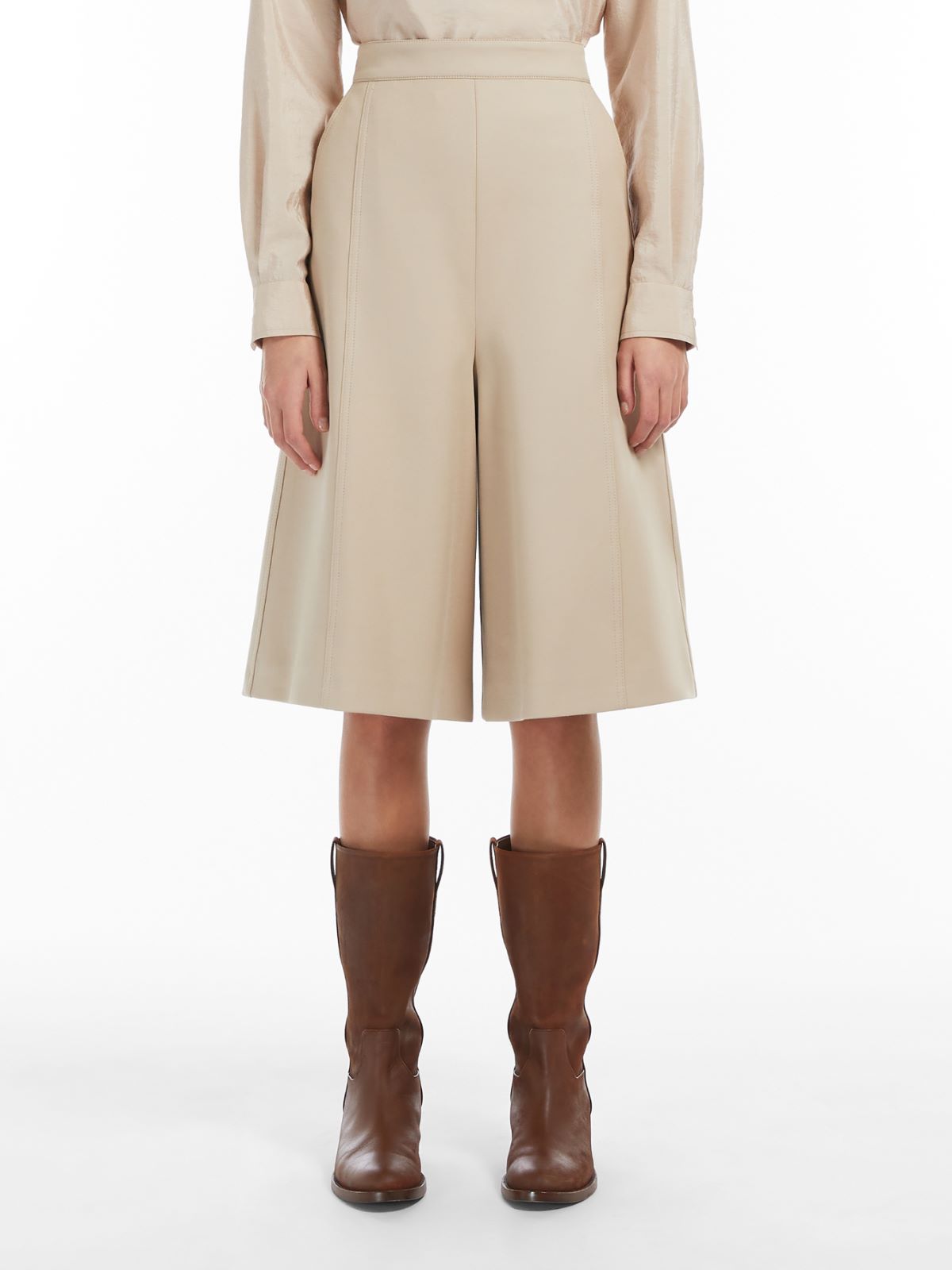 Cotton culottes - BEIGE - Max Mara - 2