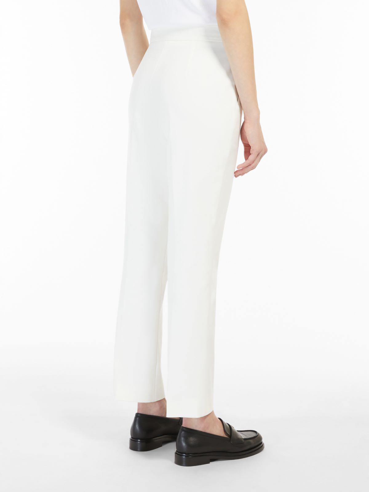 Cotton trousers - WHITE - Max Mara - 3