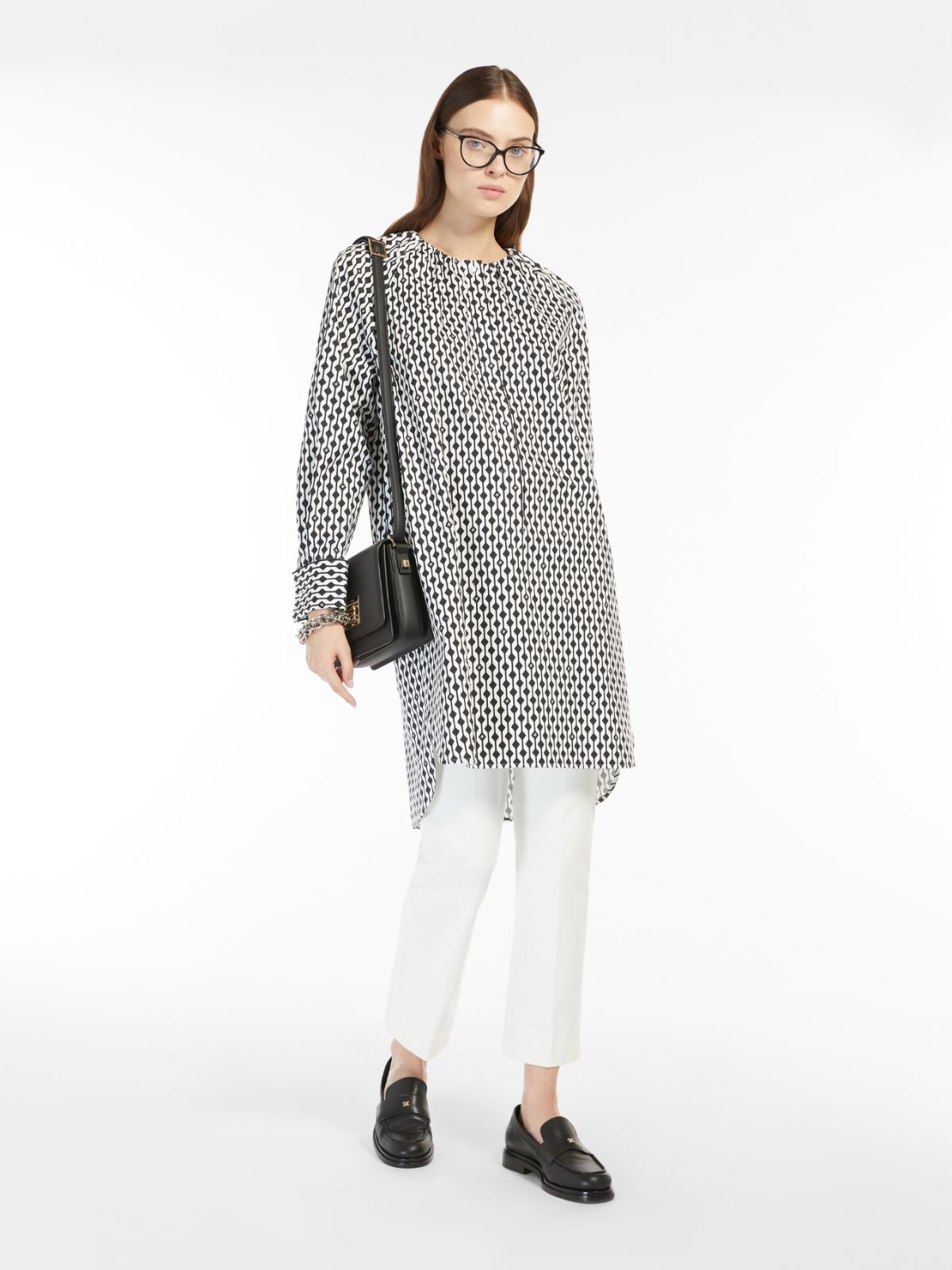 Cotton trousers - WHITE - Max Mara