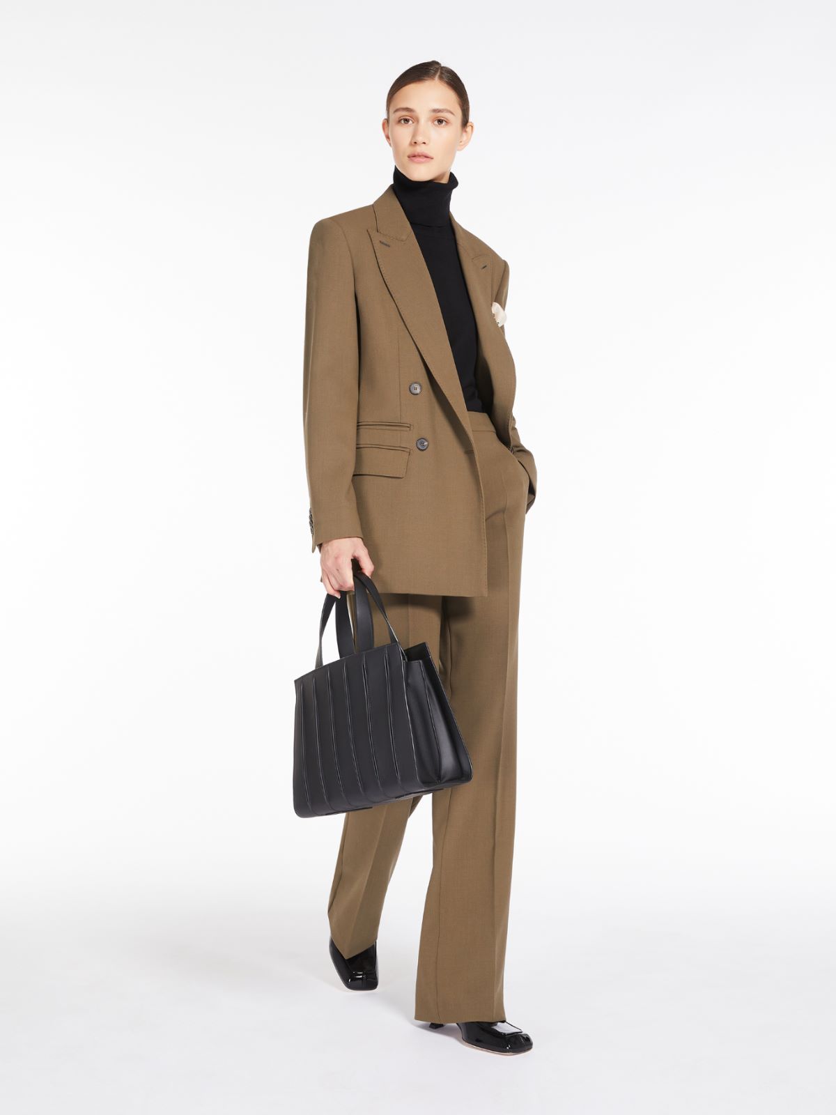 Wool trousers - KAKI - Max Mara