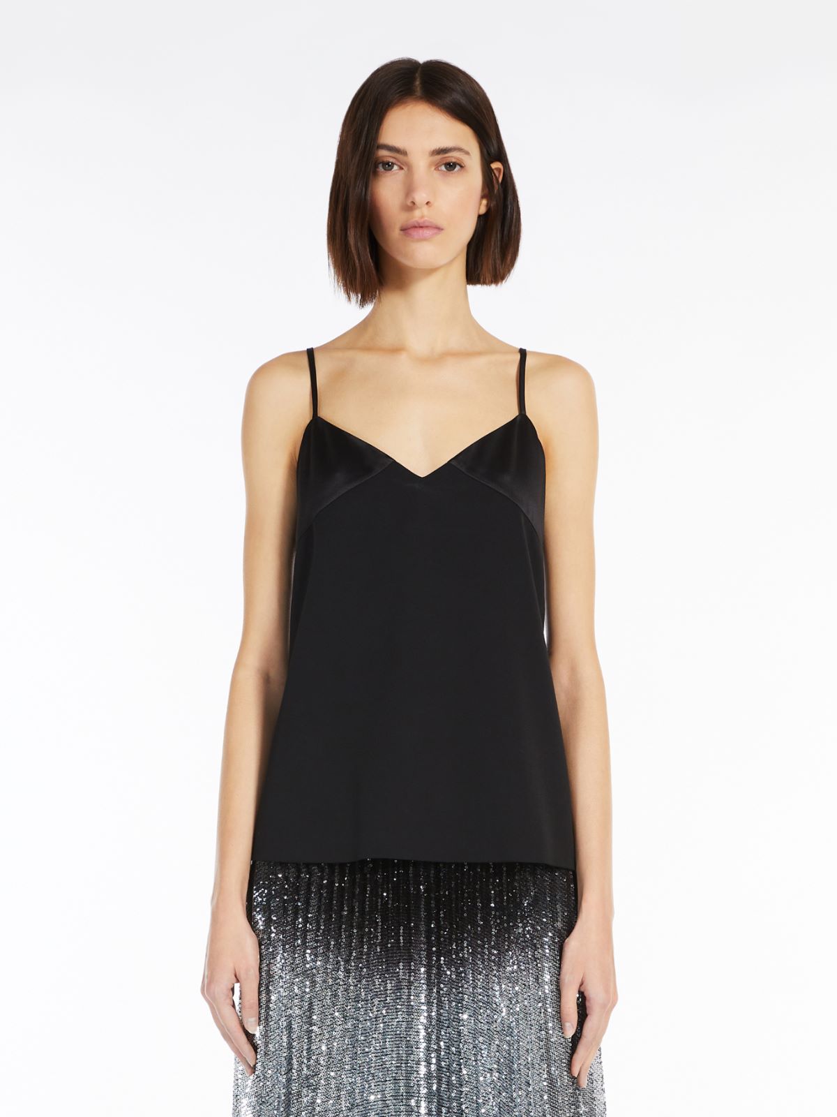 Top aus Kammgarnwolle - SCHWARZ - Max Mara - 2