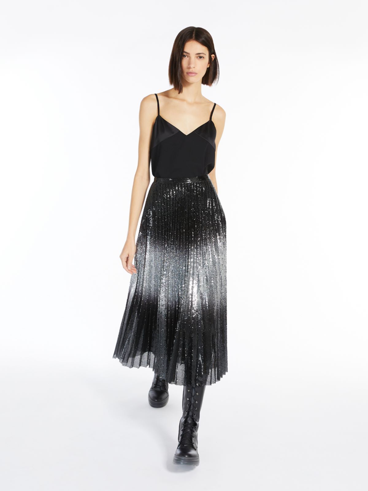 Top aus Kammgarnwolle - SCHWARZ - Max Mara