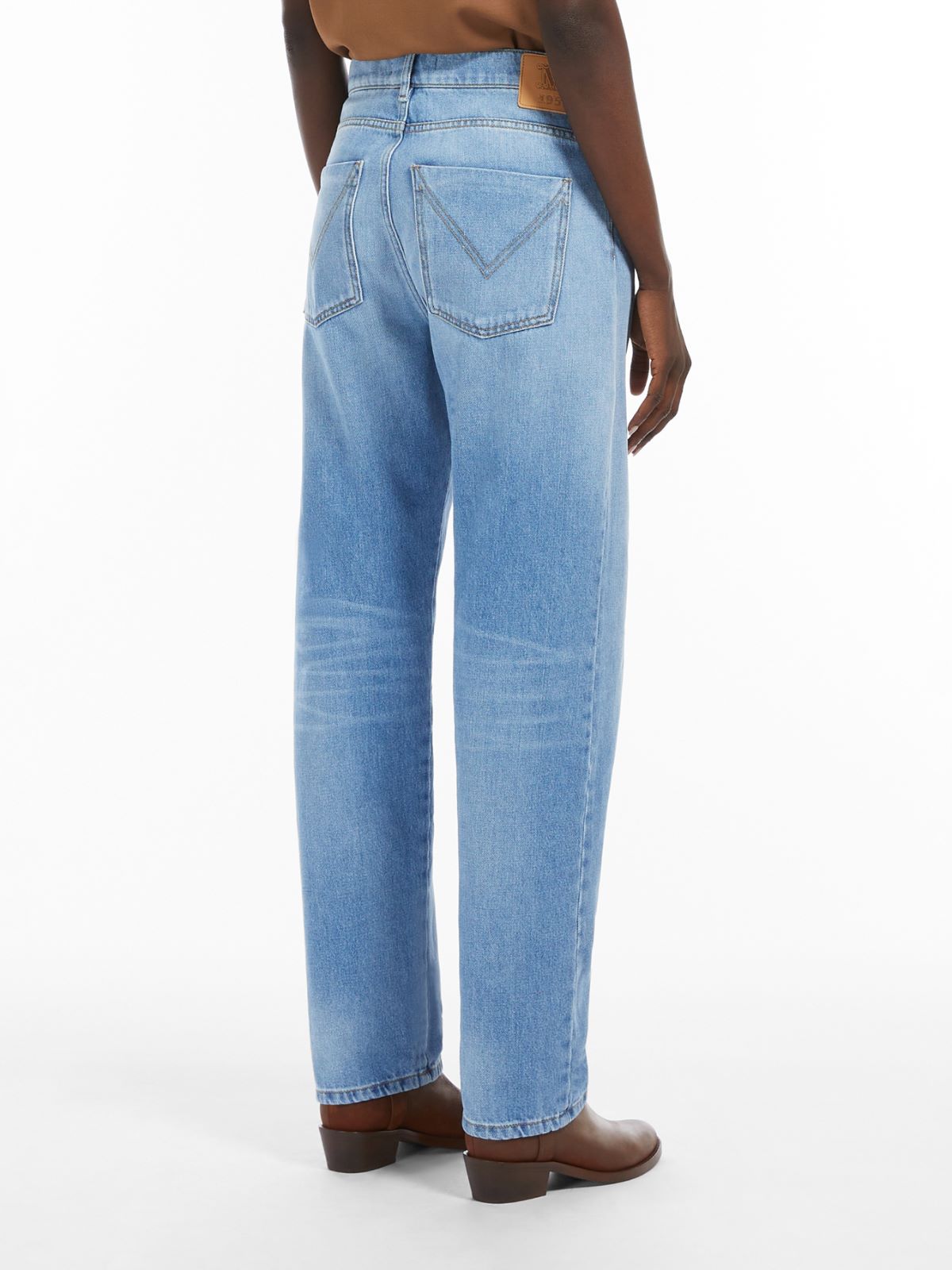 Oversized denim jeans - BLUE AZURE - Max Mara - 3