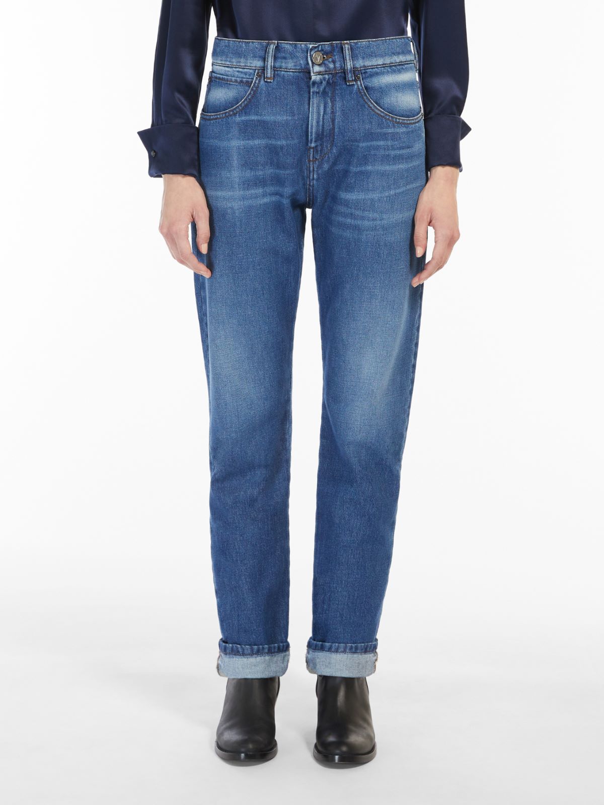 Straight denim jeans - BLUE JEANS - Max Mara - 2
