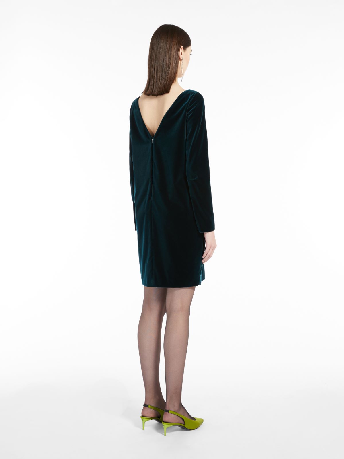 Velvet dress - DARK GREEN - Max Mara - 3