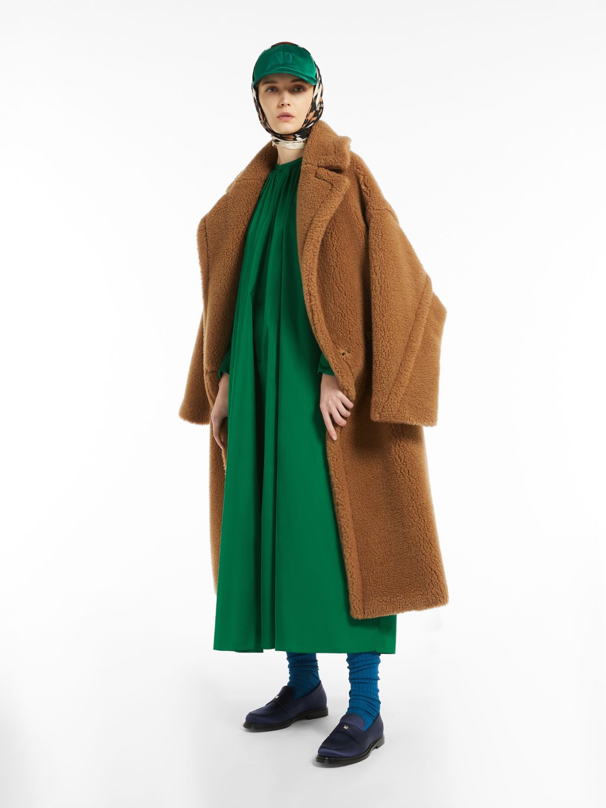 Abito in taffetà di seta - VERDE SMERALDO - Max Mara