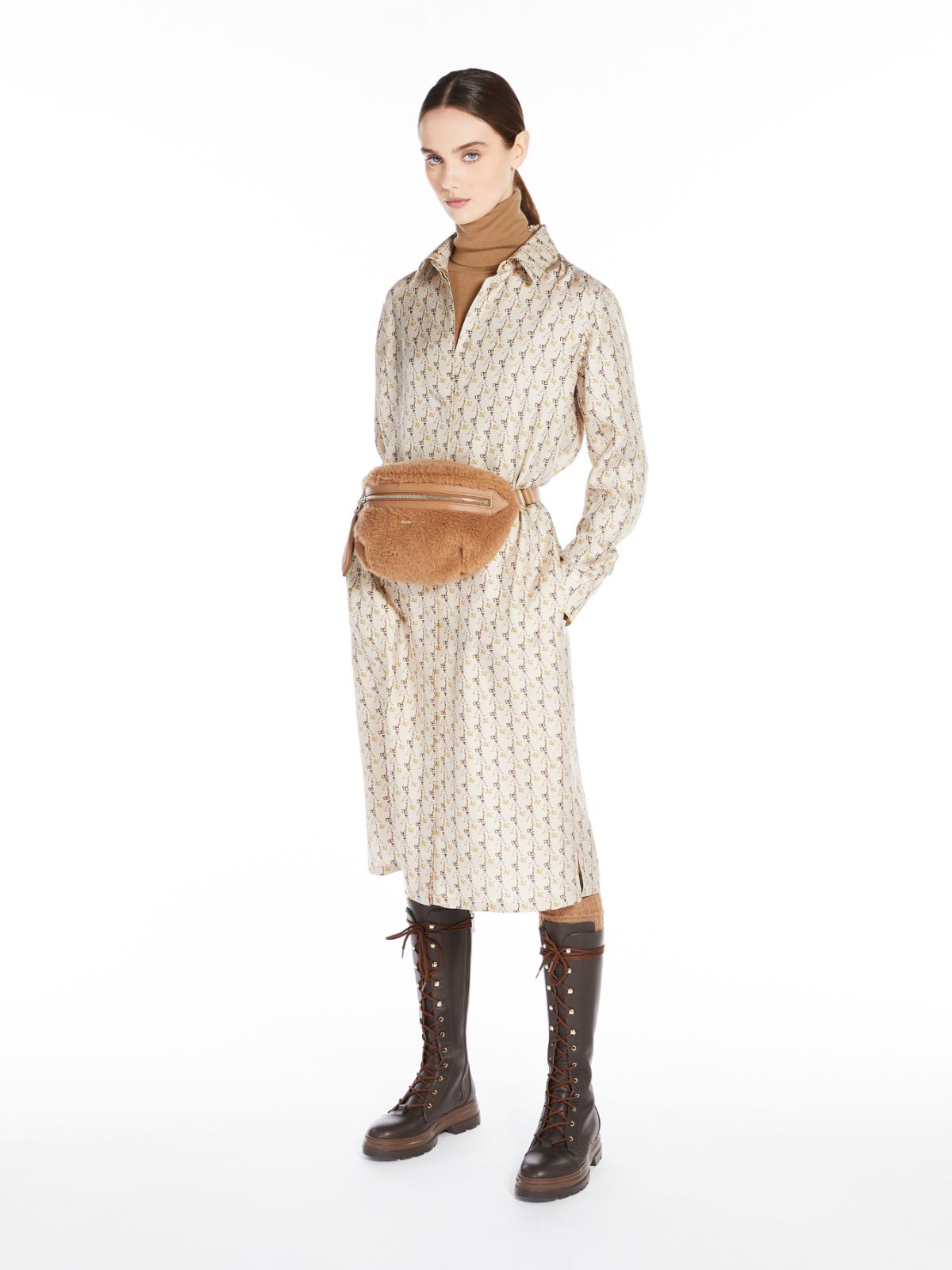 Abito chemisier in seta stampata - ALBINO - Max Mara
