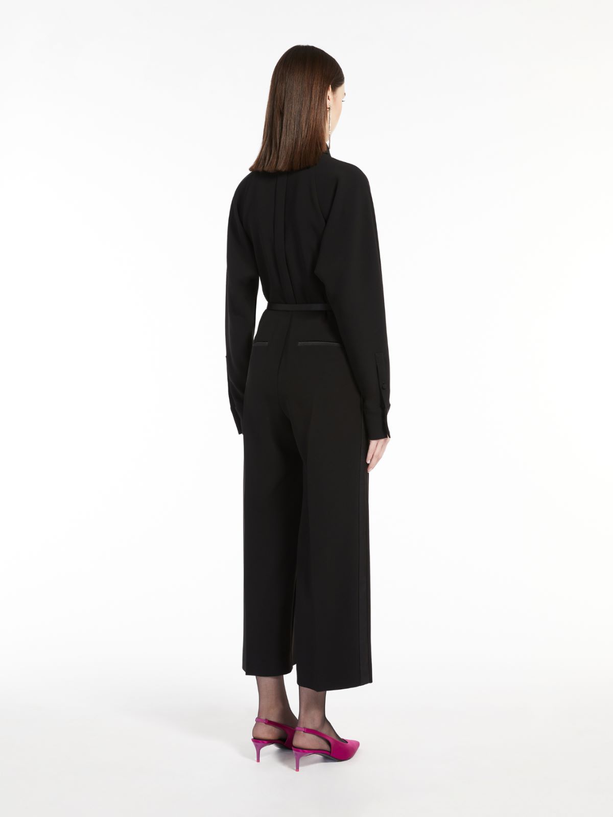 Cady shirt dress jumpsuit - BLACK - Max Mara - 3