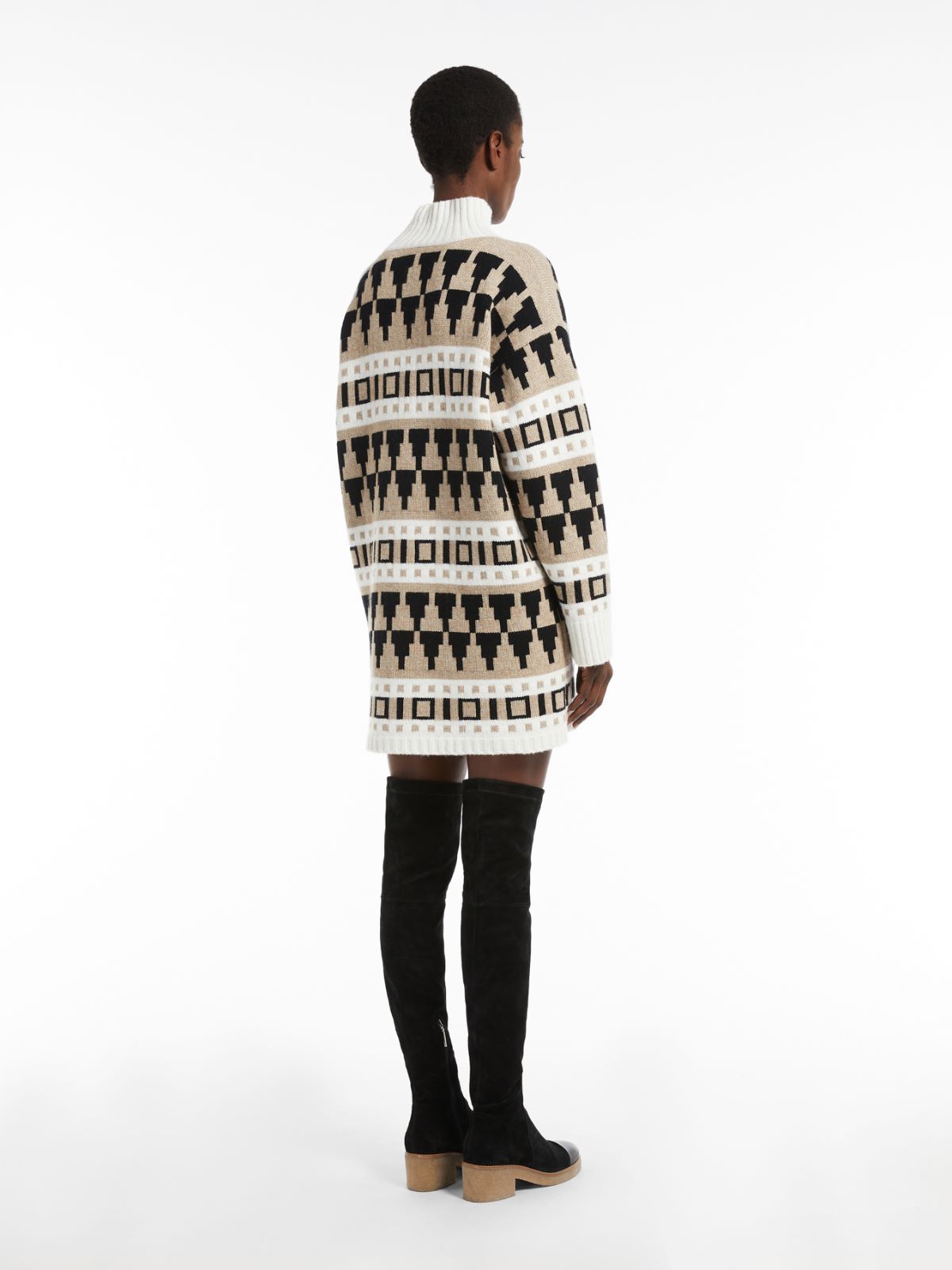 Wool and cashmere dress - SILK - Max Mara - 3