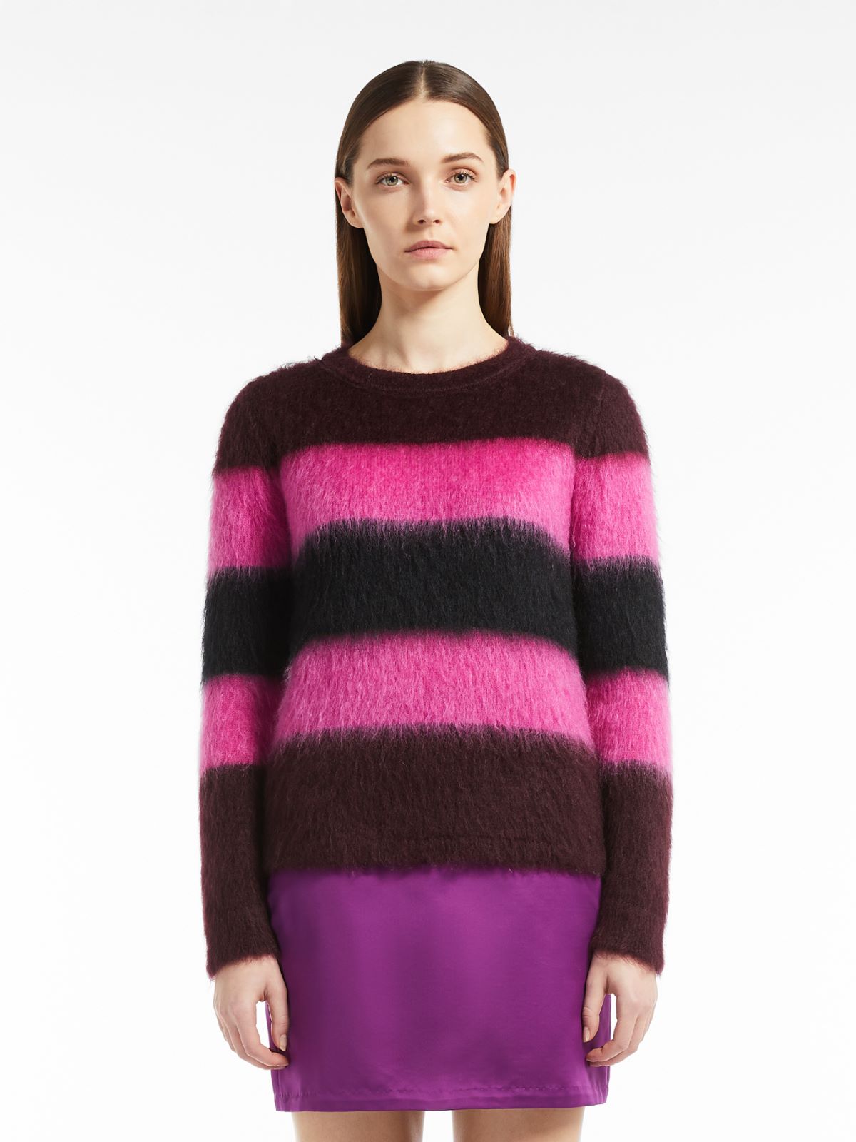 Wool and mohair jumper - PURPLE - Max Mara - 2