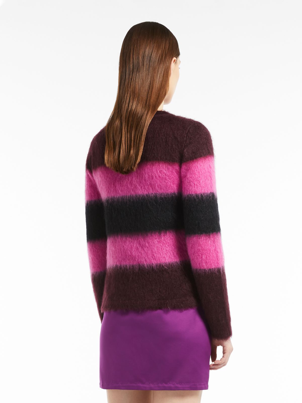 Wool and mohair jumper - PURPLE - Max Mara - 3