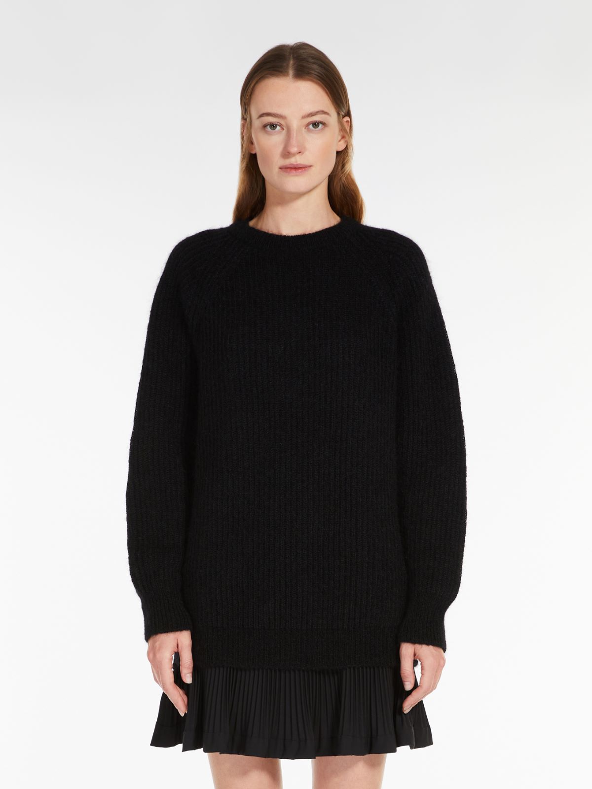 Wool and mohair pullover - BLACK - Max Mara - 2