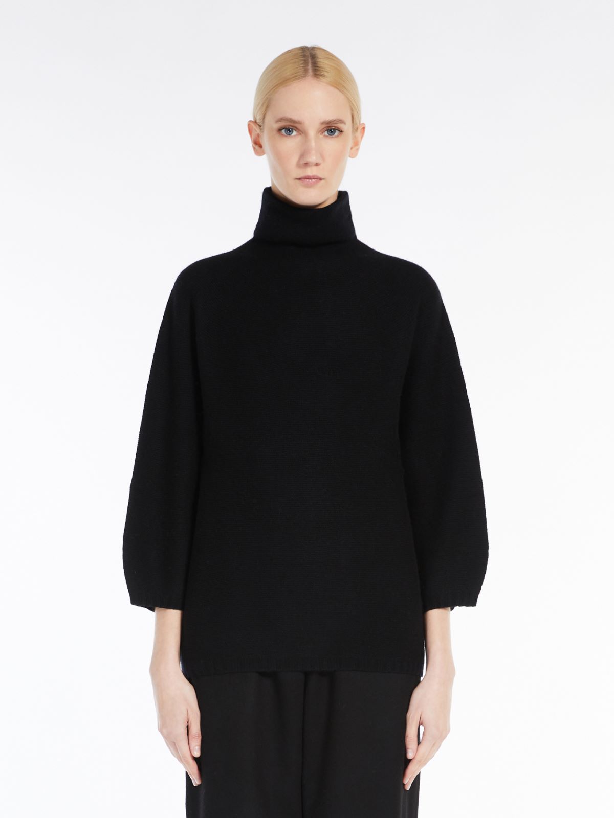 Wool and cashmere jumper - BLACK - Max Mara - 2