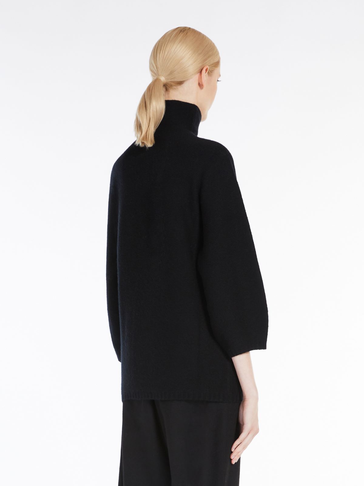 Wool and cashmere jumper - BLACK - Max Mara - 3
