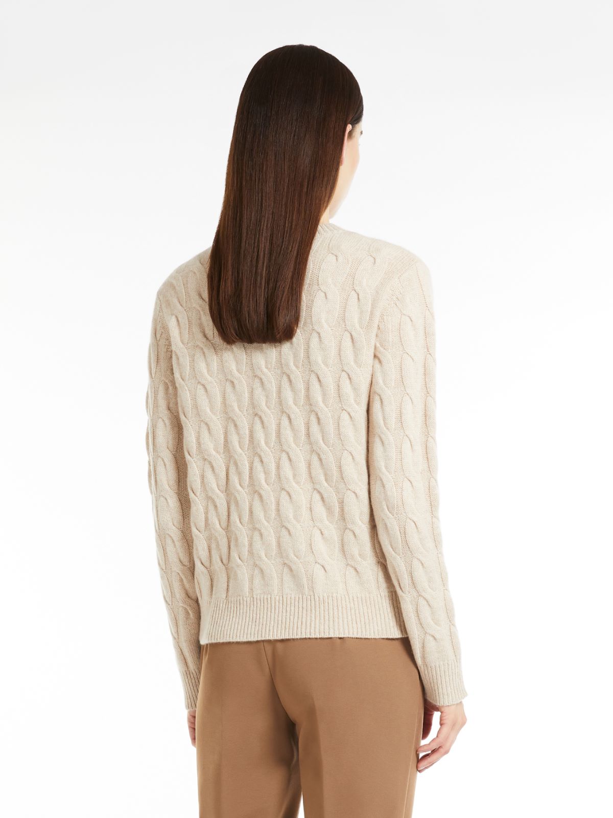 Cashmere jumper - BEIGE - Max Mara - 3