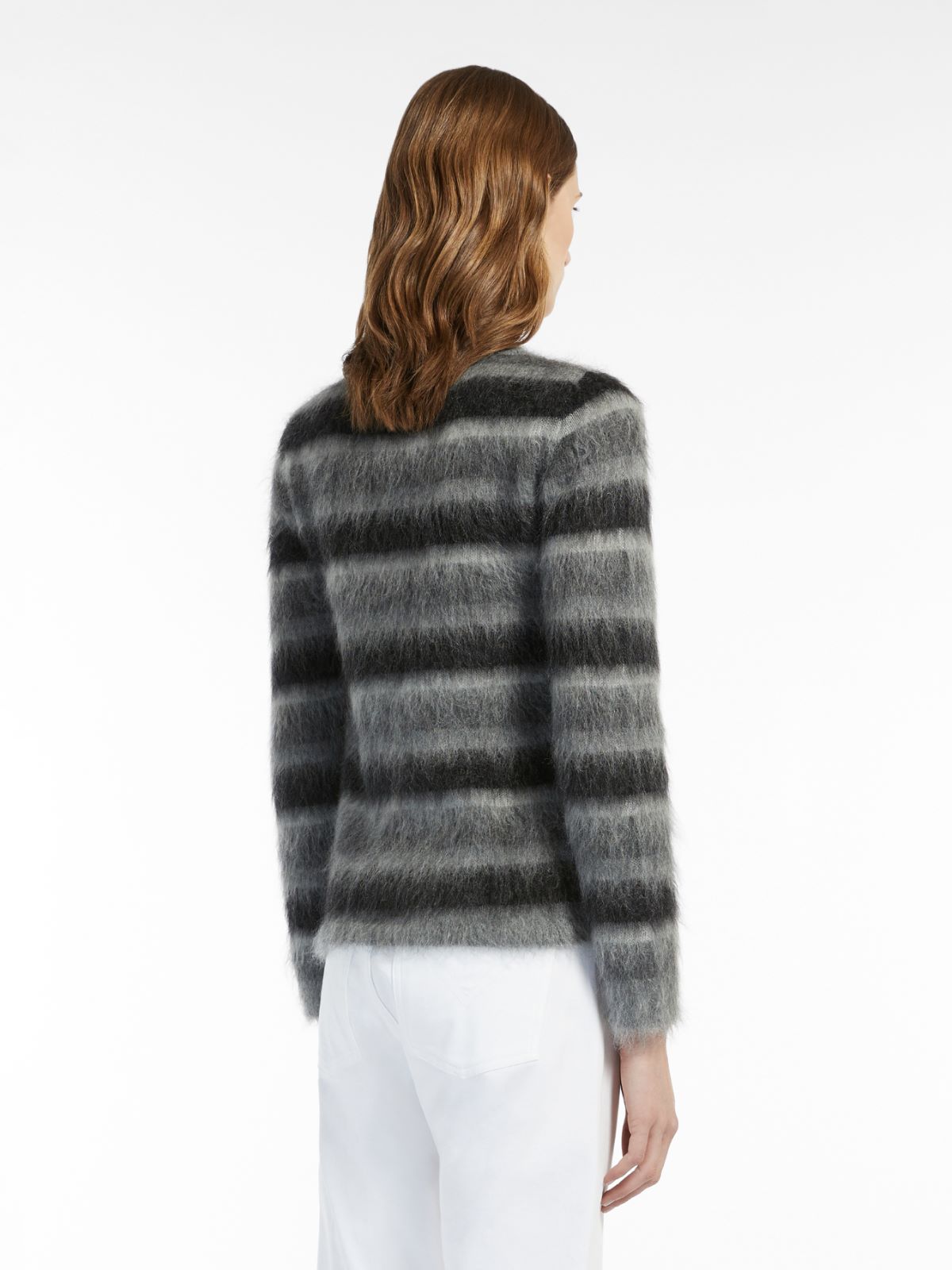 Pullover aus Wolle und Mohair - DUNKELGRAU - Max Mara - 3