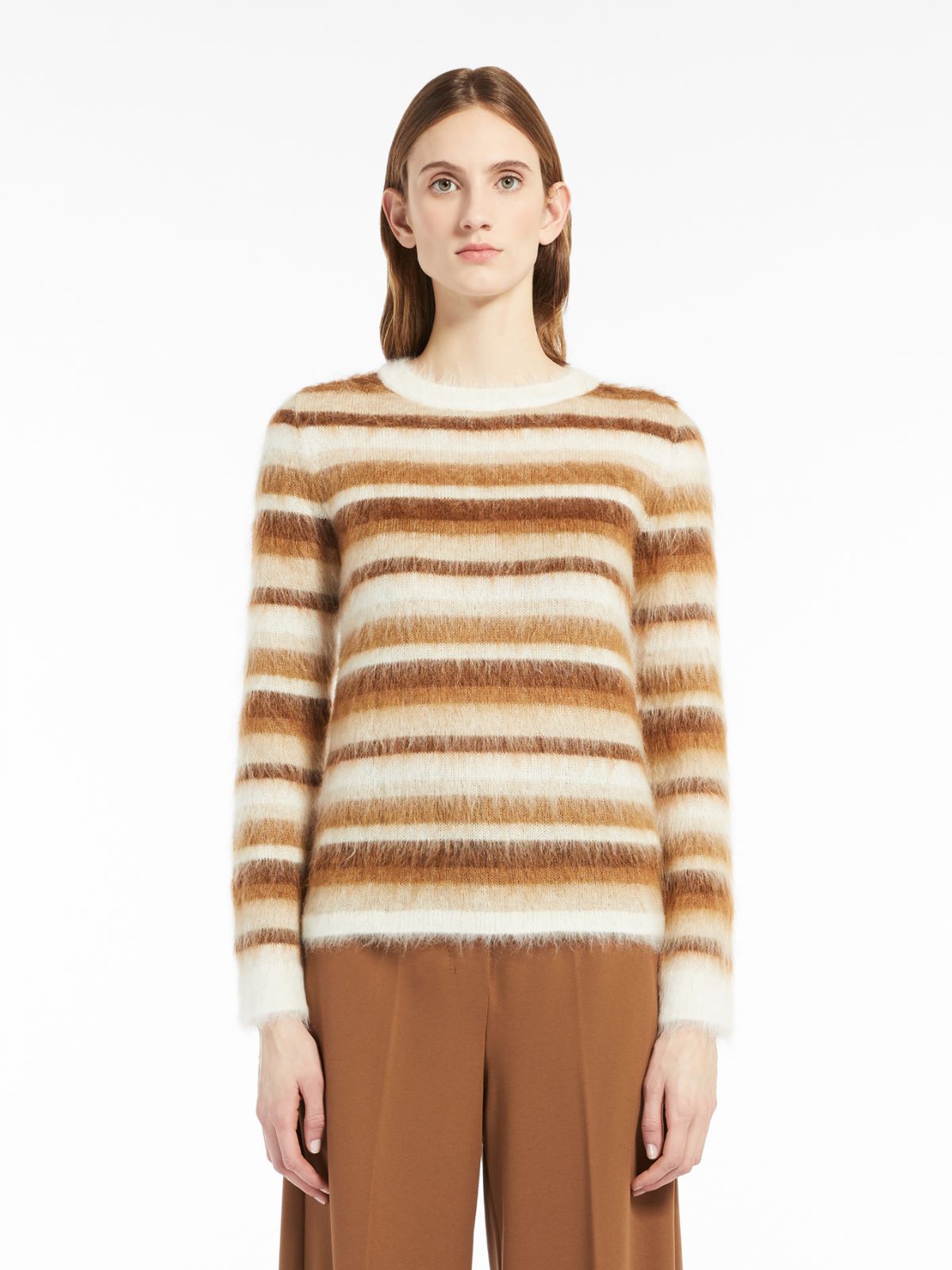 Wool and mohair jumper - TOBACCO - Max Mara - 2