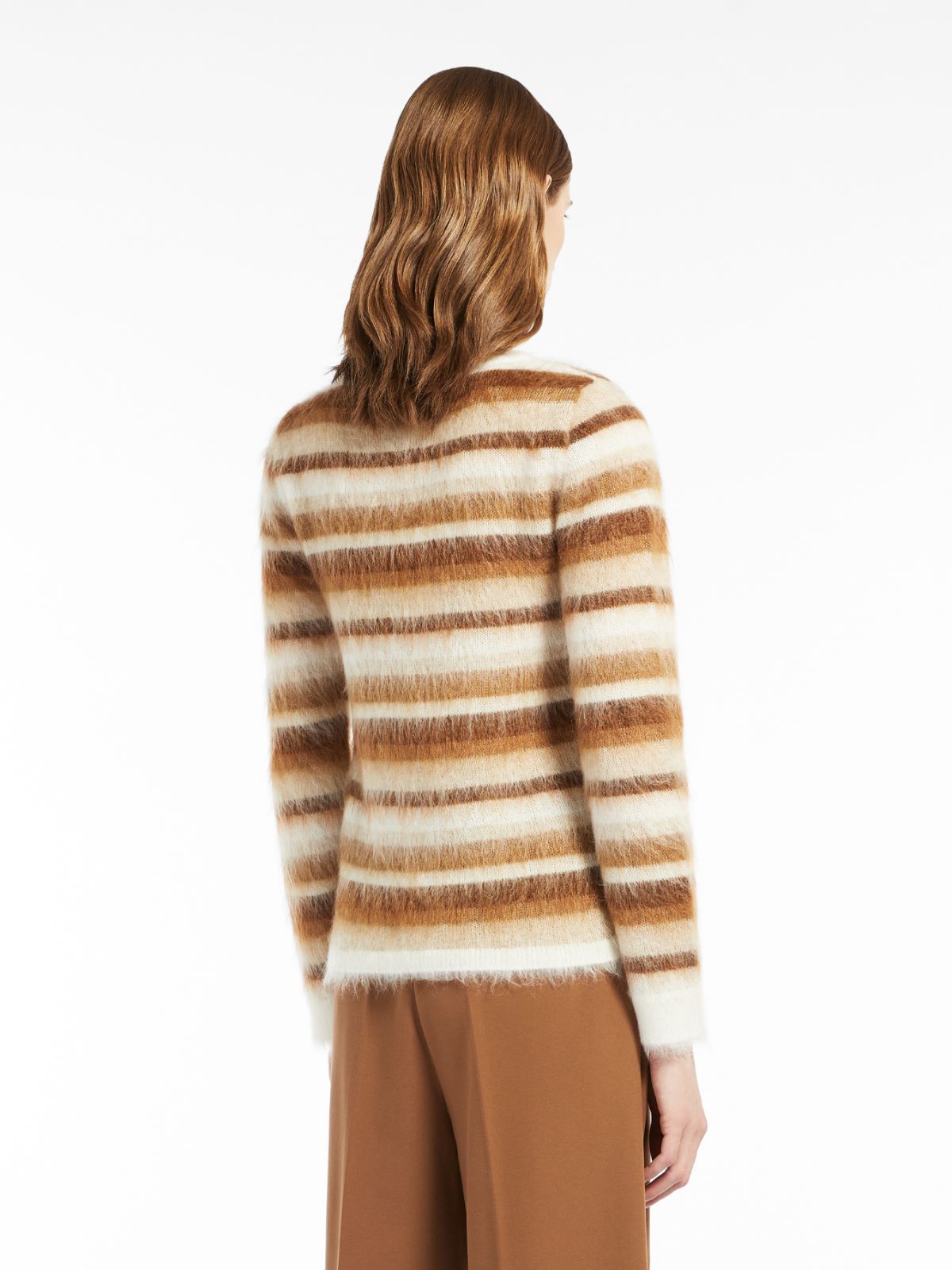 Wool and mohair jumper - TOBACCO - Max Mara - 3