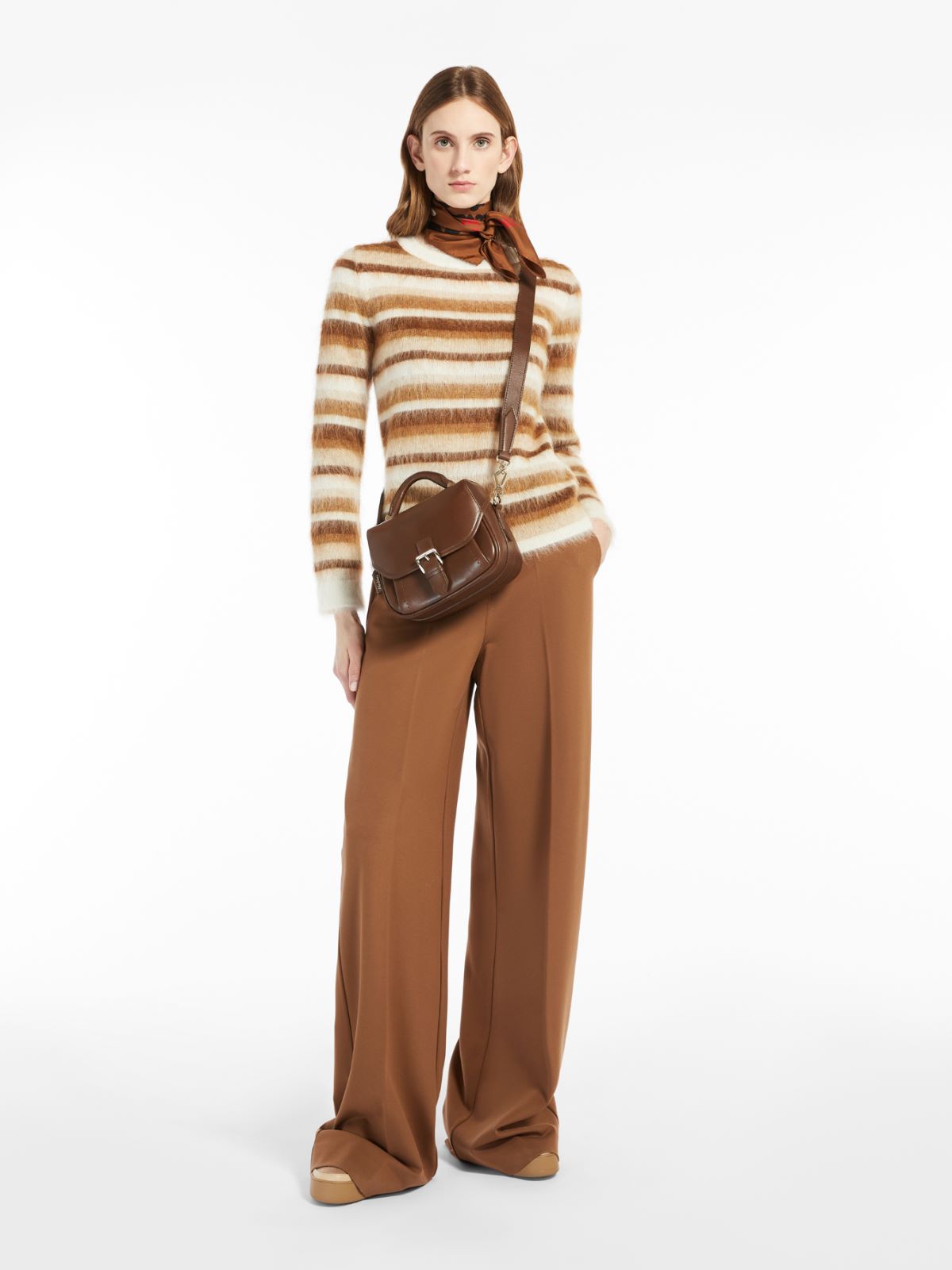 Wool and mohair jumper - TOBACCO - Max Mara