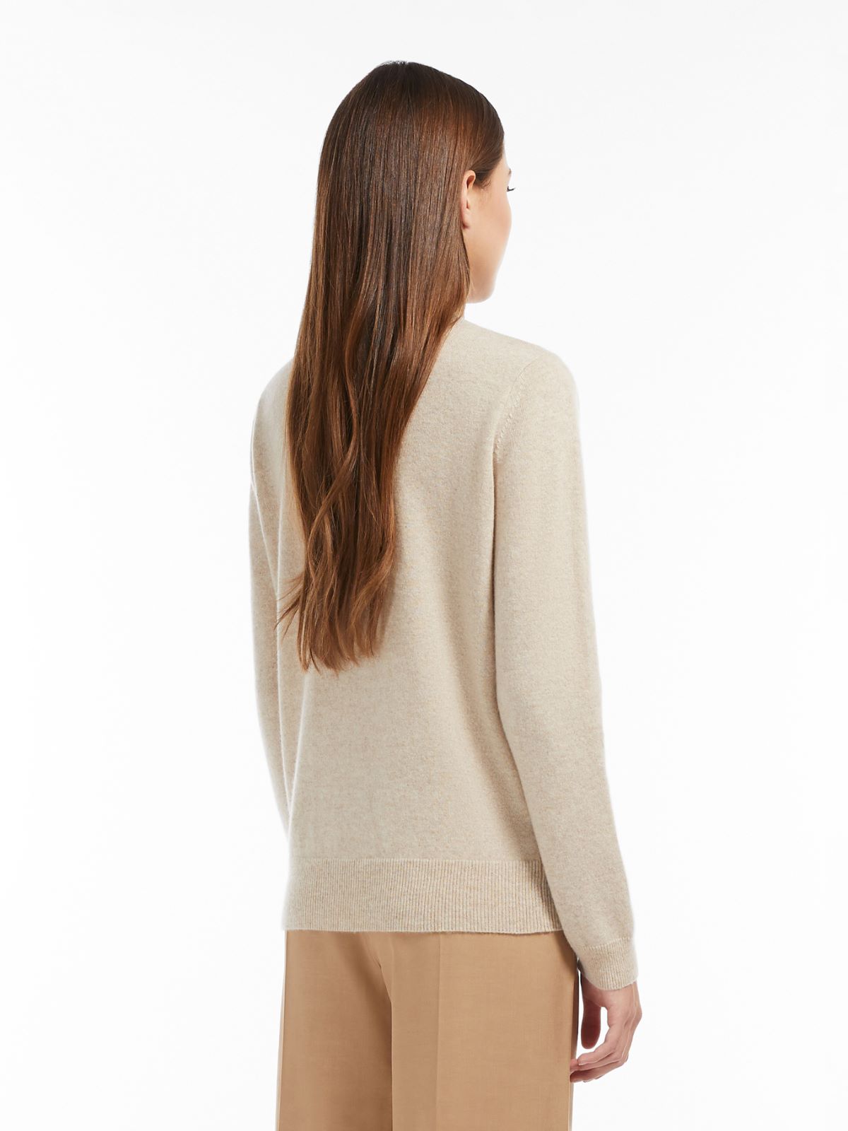 Cashmere jumper - BEIGE - Max Mara - 3