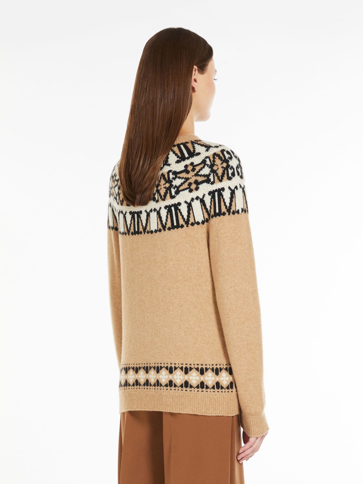 Wool and camel jumper - CAMEL - Max Mara - 3