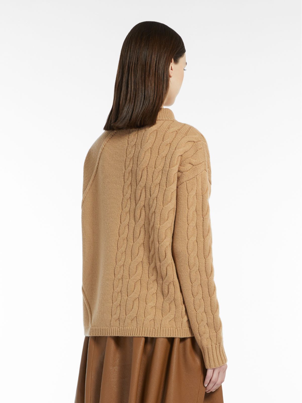 Wool and cashmere jumper - CAMEL - Max Mara - 3