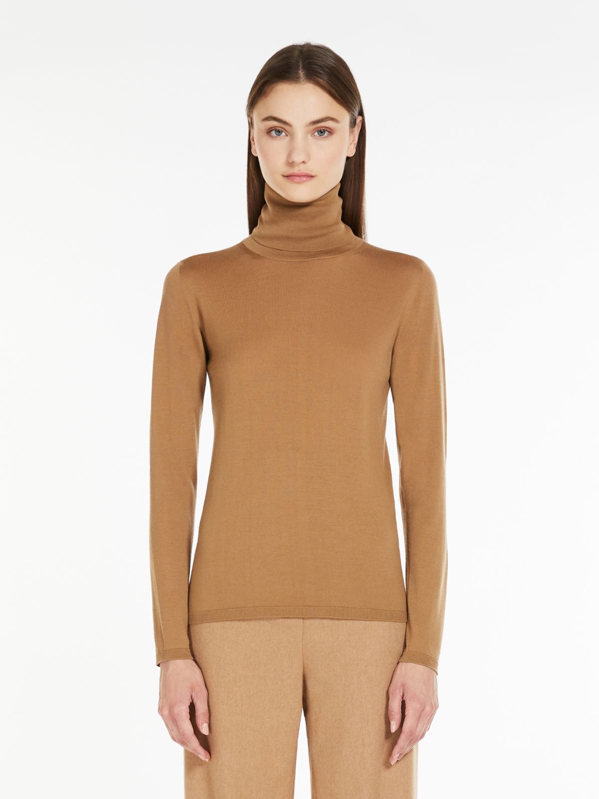 Wool turtleneck - CAMEL - Max Mara - 2