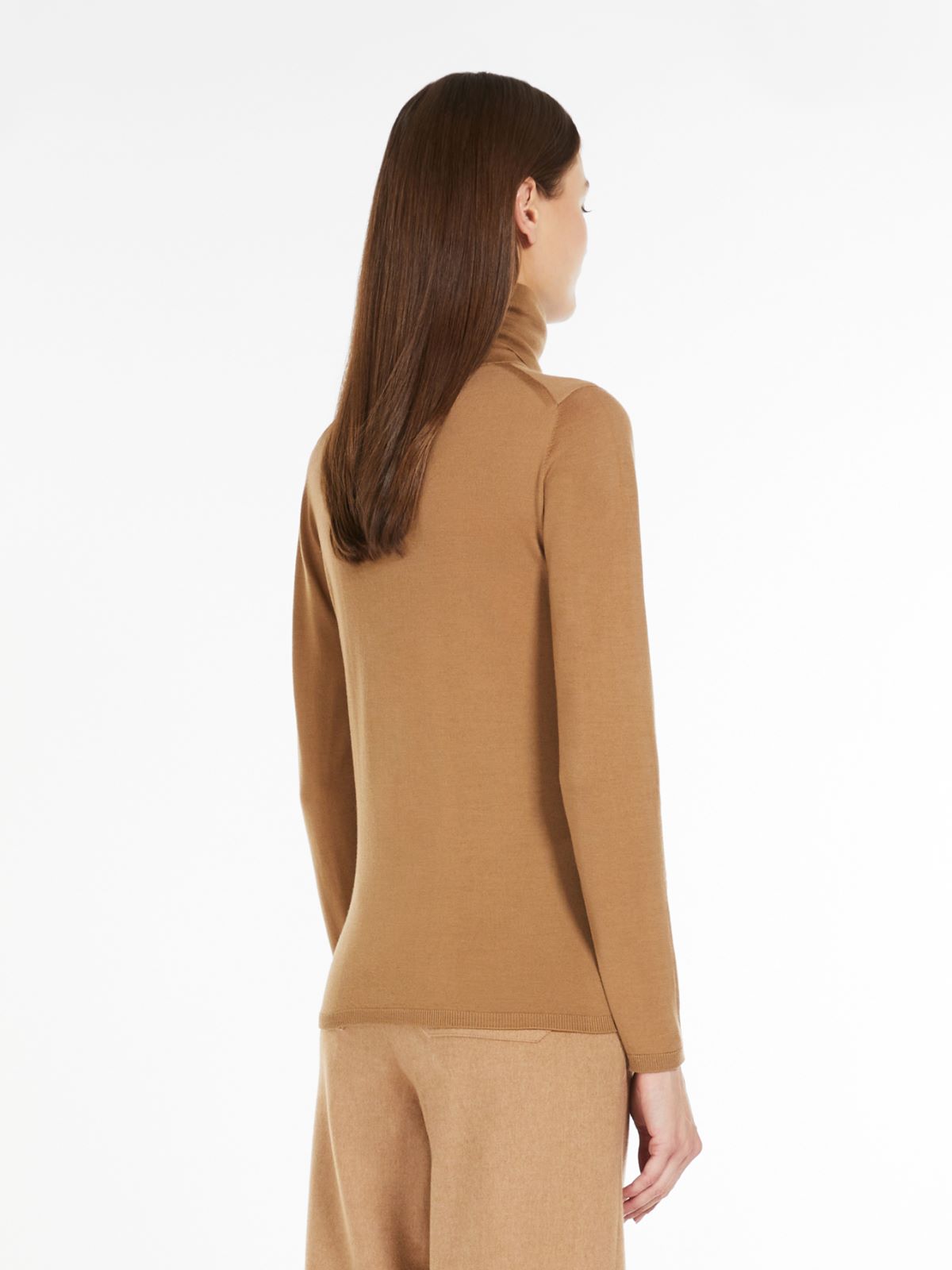 Wool turtleneck - CAMEL - Max Mara - 3