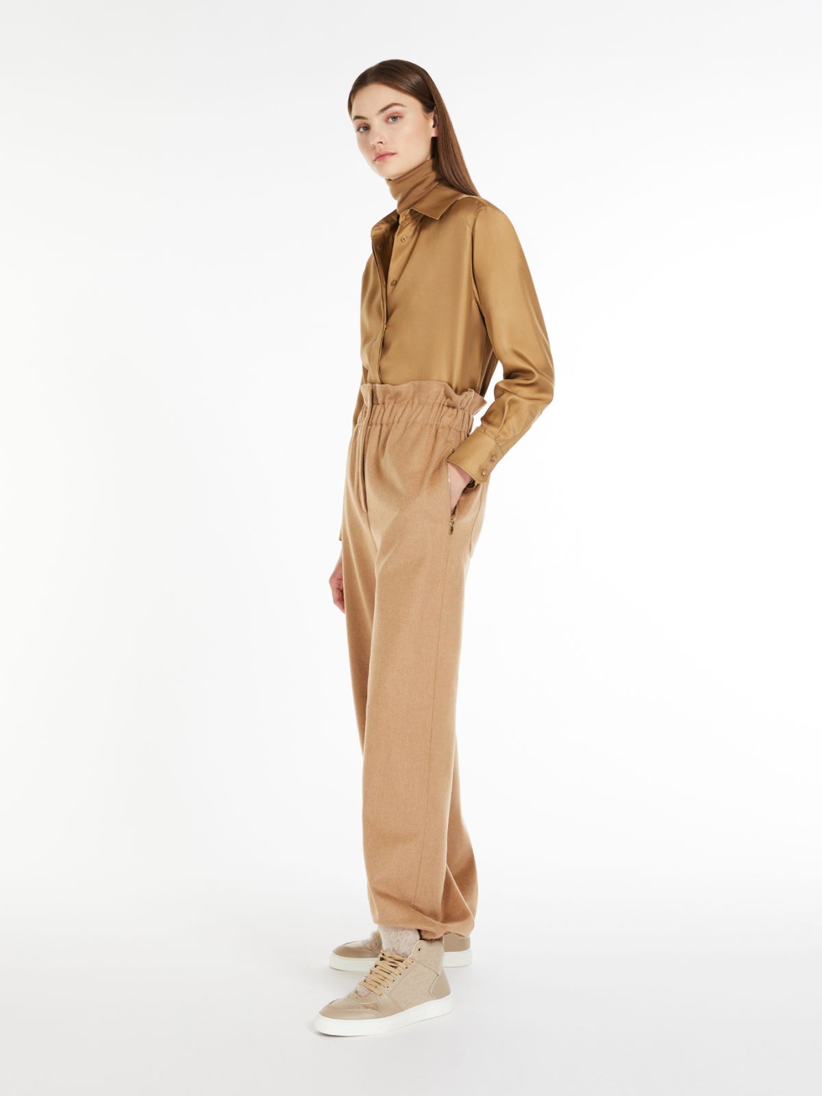 Wool turtleneck - CAMEL - Max Mara