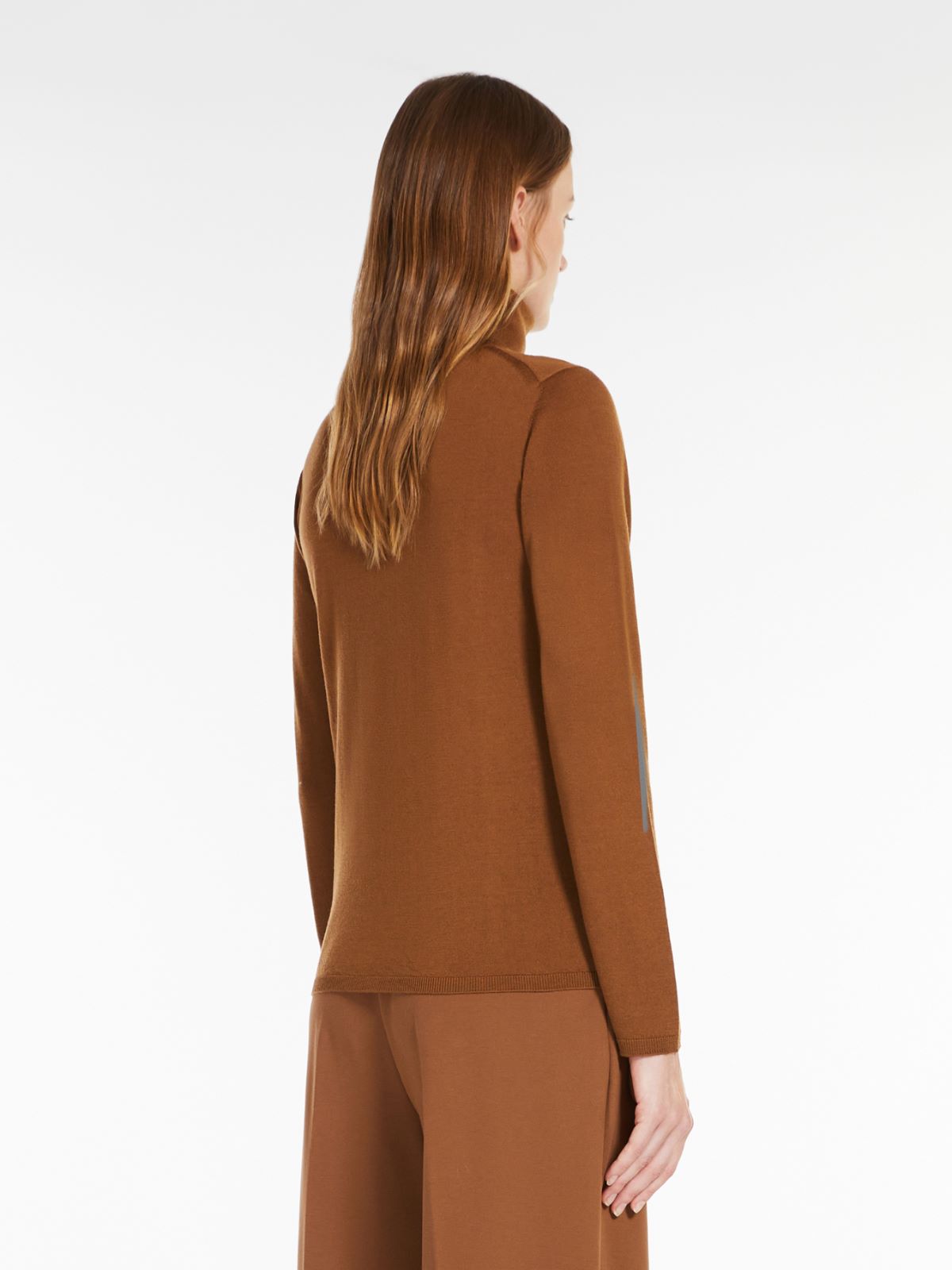 Wool turtleneck - TOBACCO - Max Mara - 3