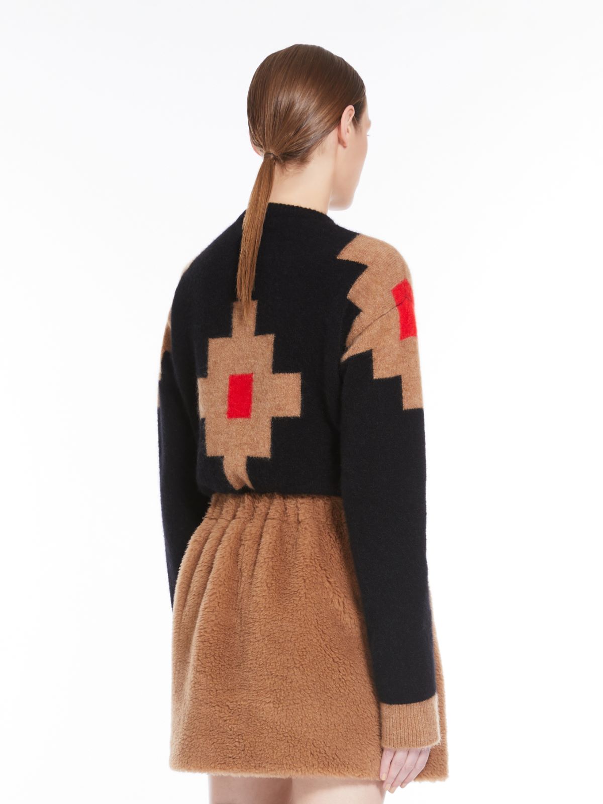 Inlaid mohair jumper - BLACK - Max Mara - 3