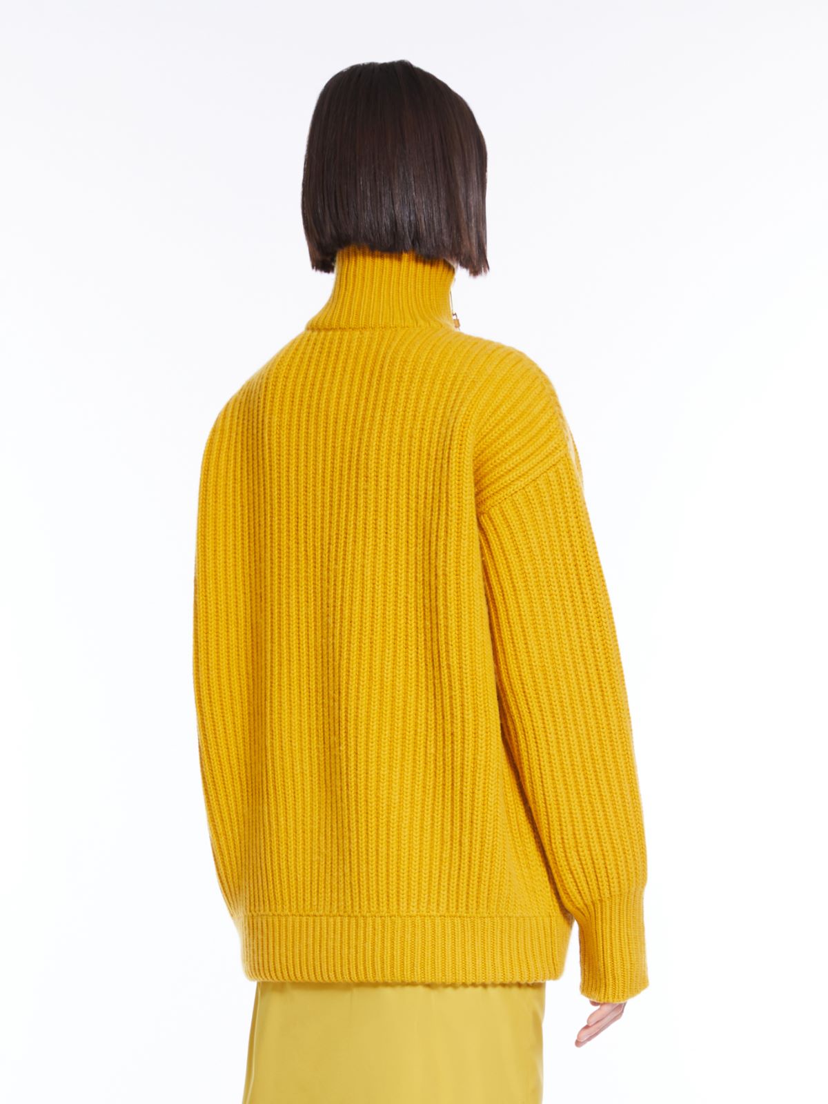 Wool and cashmere pullover - YELLOW - Max Mara - 3