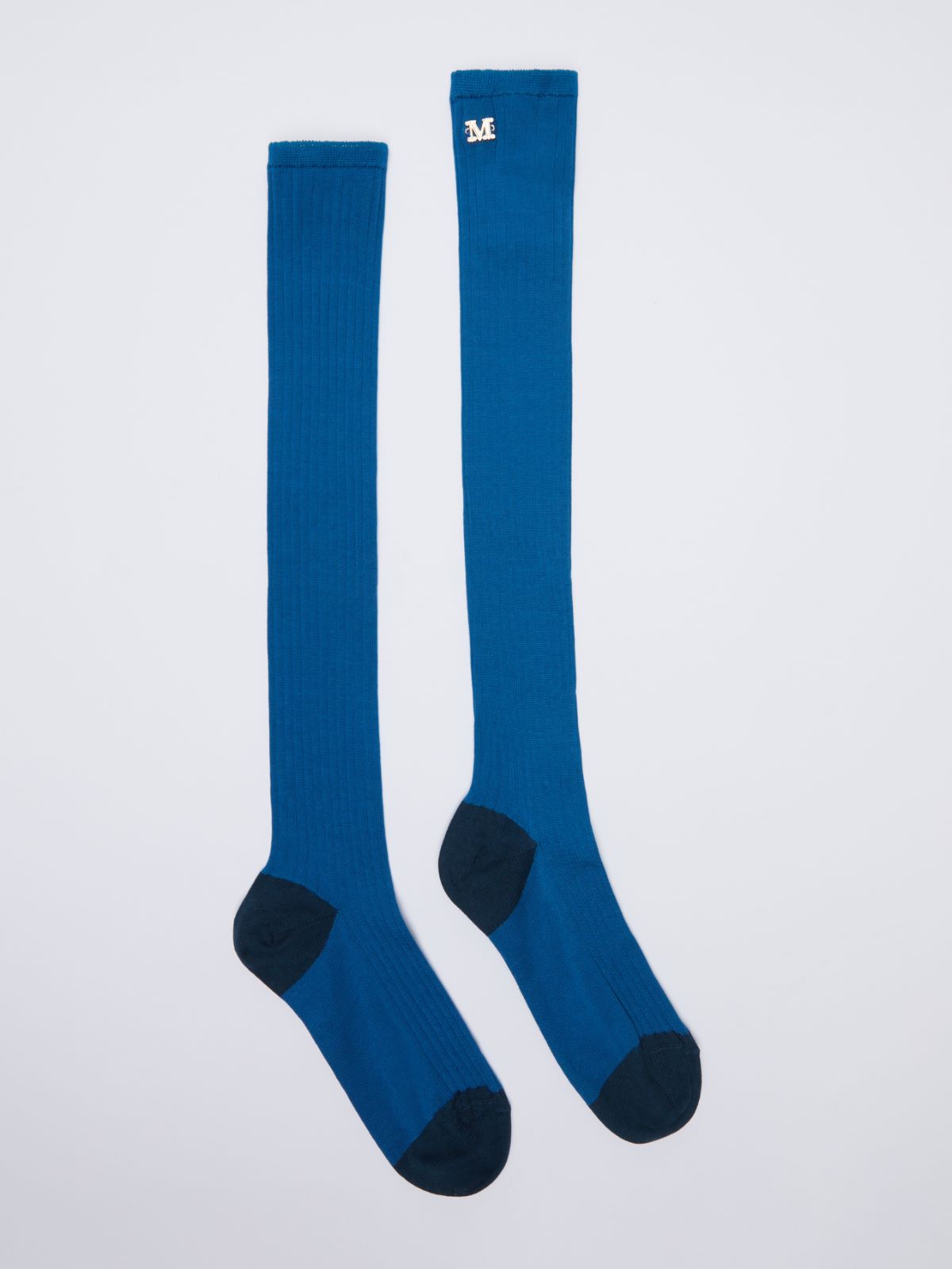 Lisle cotton socks - TURQUOISE - Max Mara