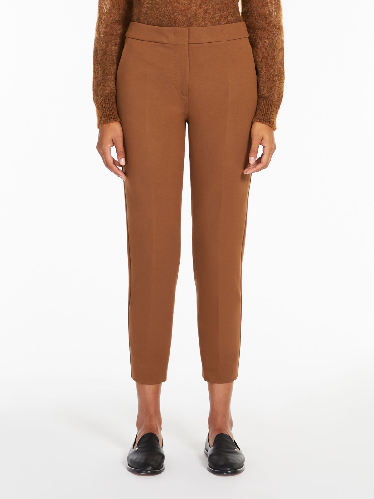 Viscose jersey trousers - TOBACCO - Max Mara - 2