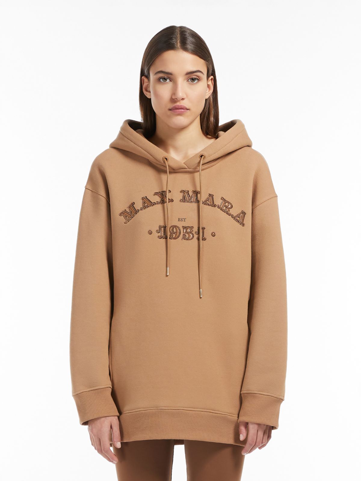Cotton sweatshirt - CAMEL - Max Mara - 2
