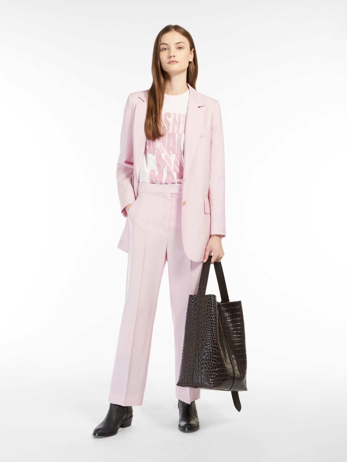 Cotton jersey T-shirt - PINK - Max Mara