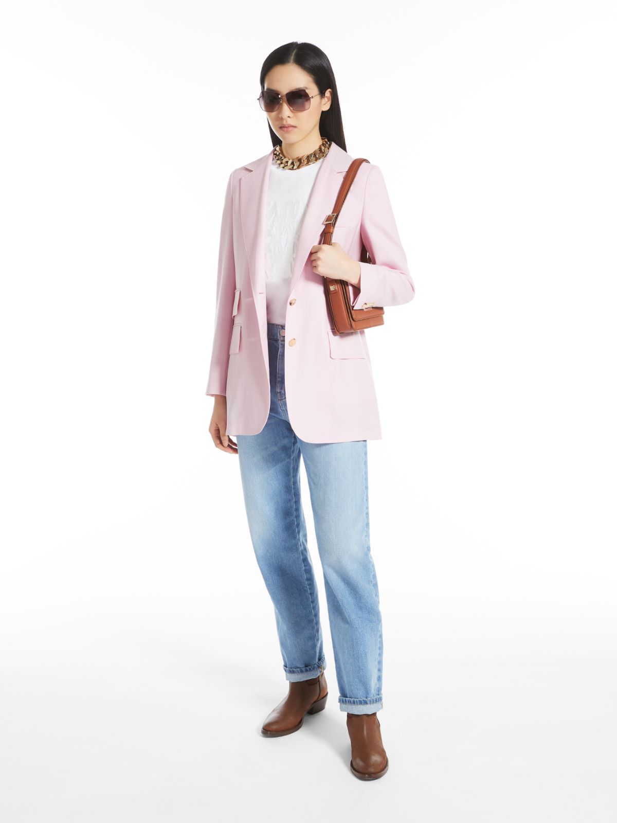 Cotton jersey T-shirt - OPTICAL WHITE - Max Mara