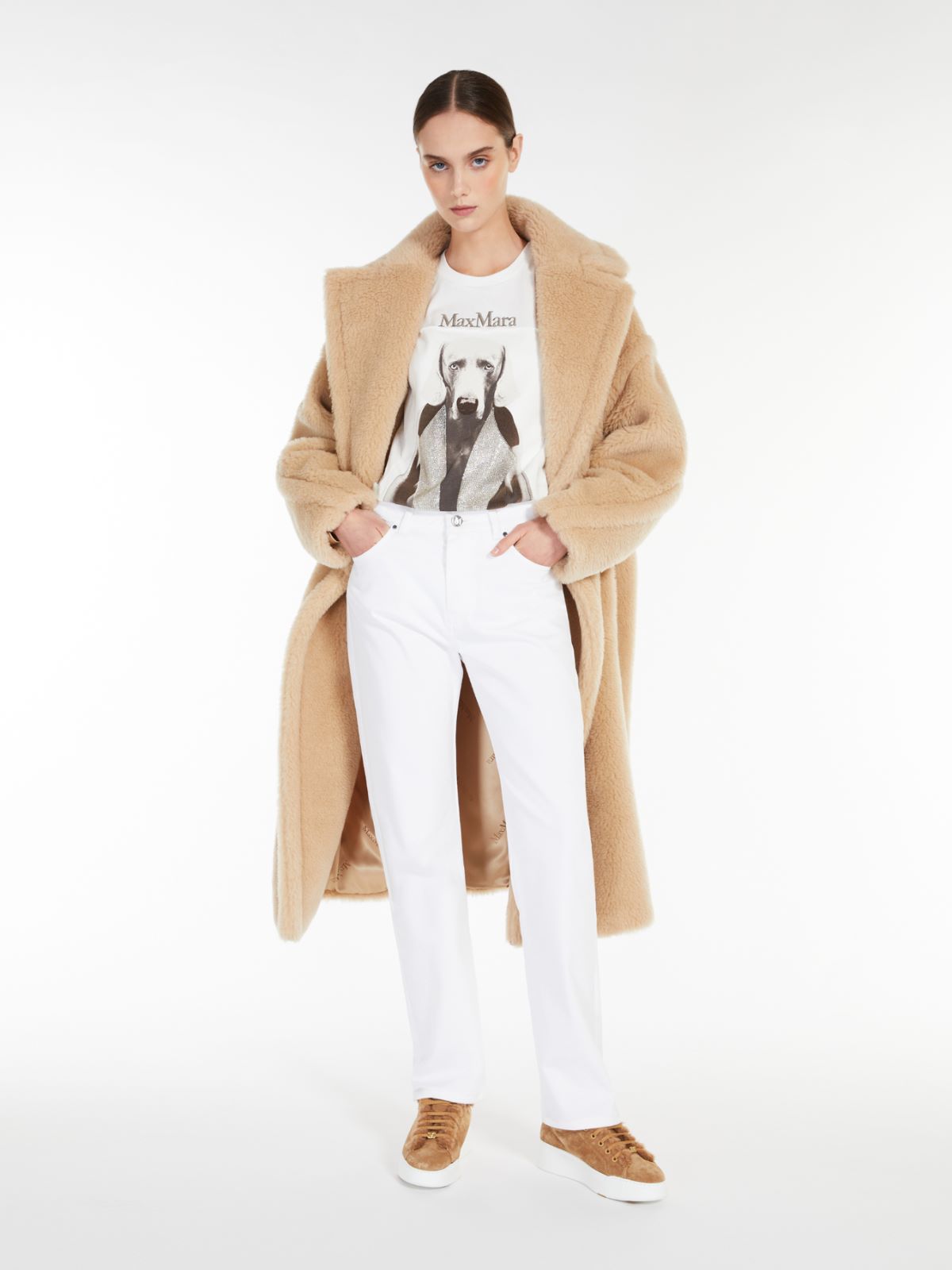 Cotton T-shirt - WHITE - Max Mara