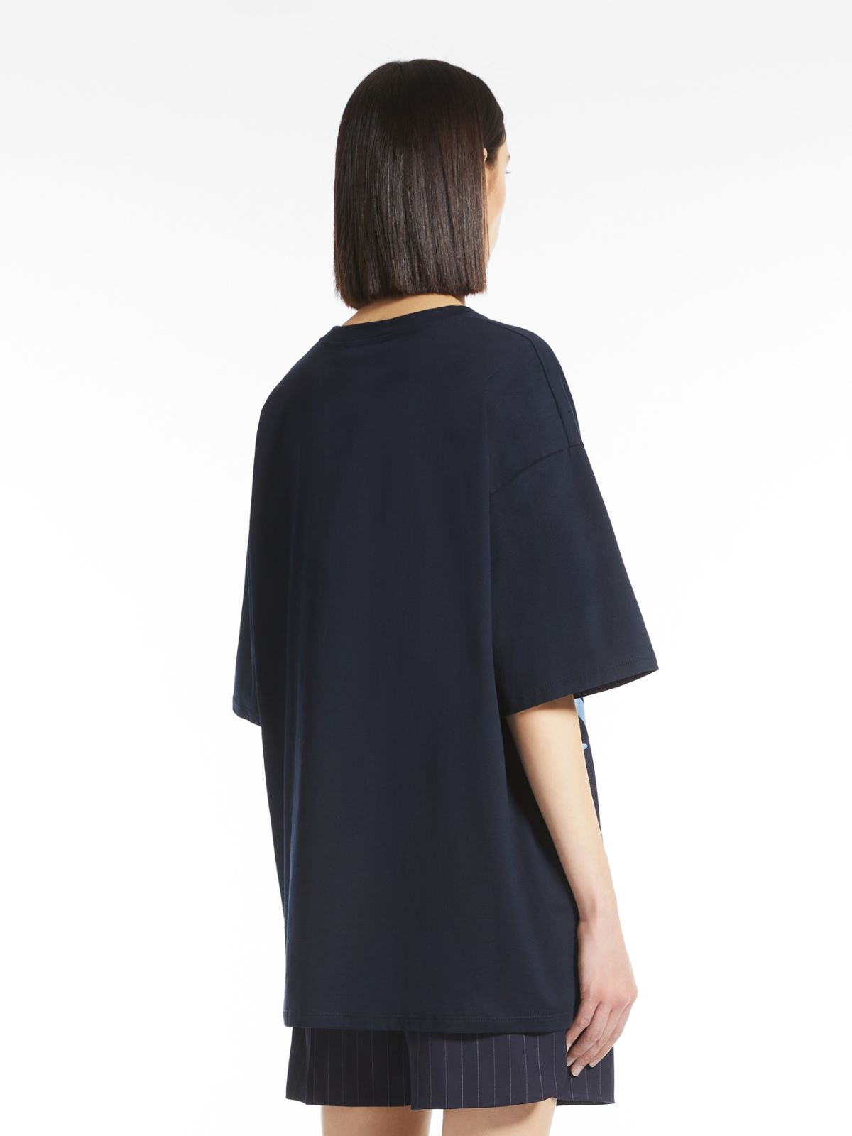 Cotton T-shirt - ULTRAMARINE - Max Mara - 3