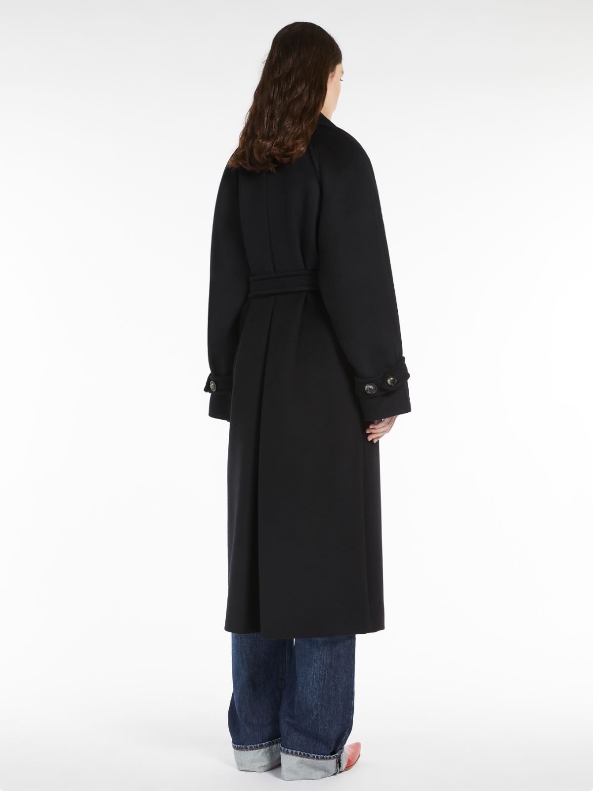 Oversized pure-wool coat - BLACK - Max Mara - 3