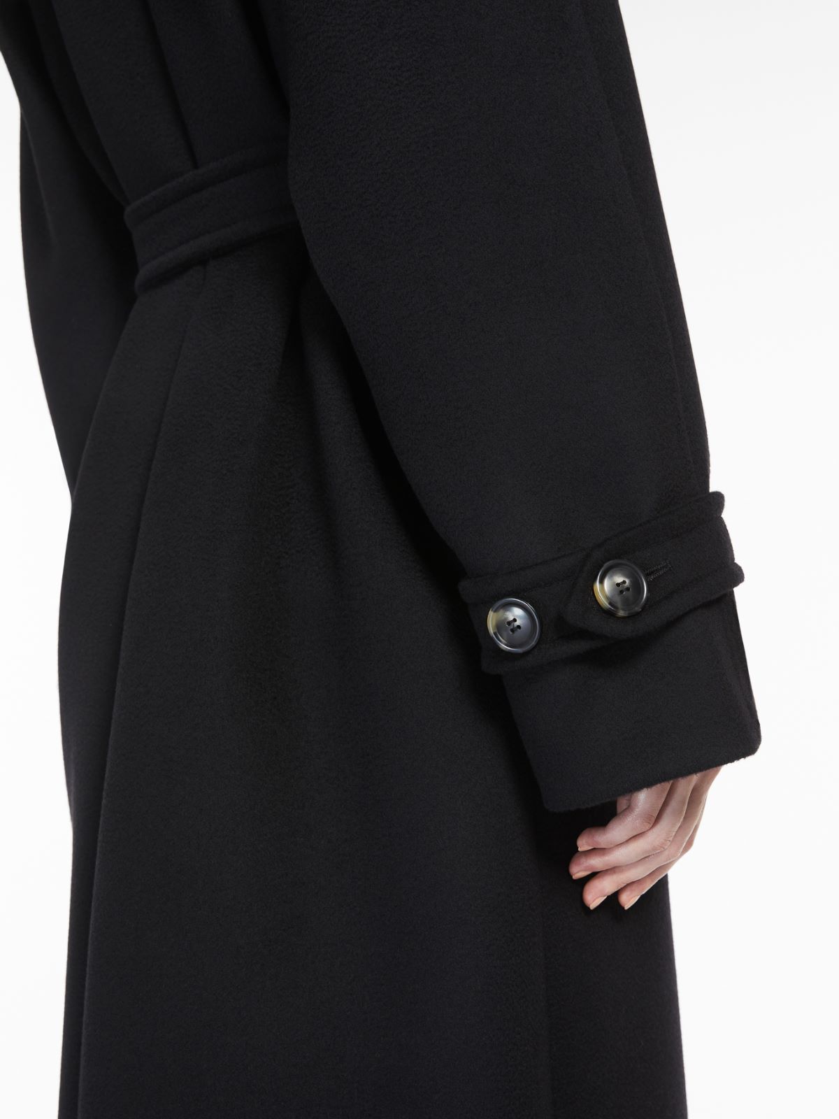 Oversized pure-wool coat - BLACK - Max Mara - 5