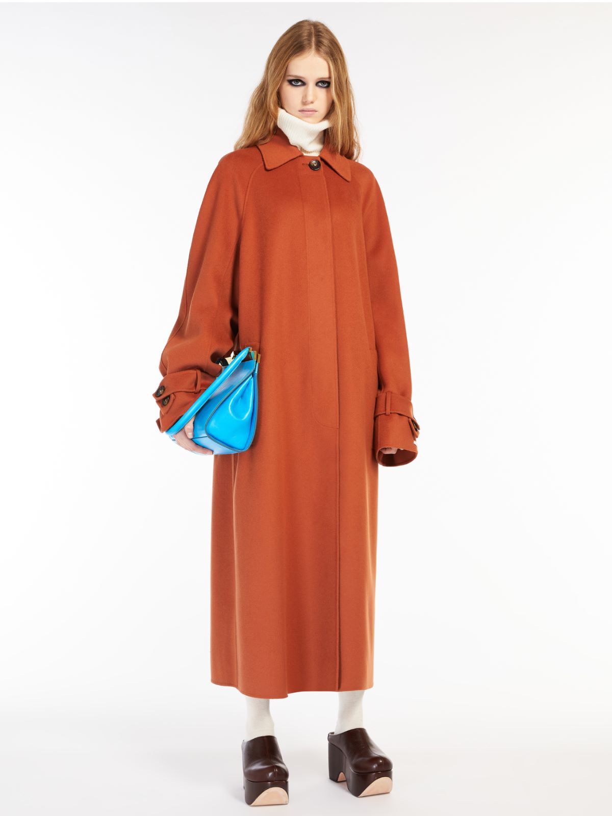 Wool and cashmere coat - BRICK RED - Max Mara